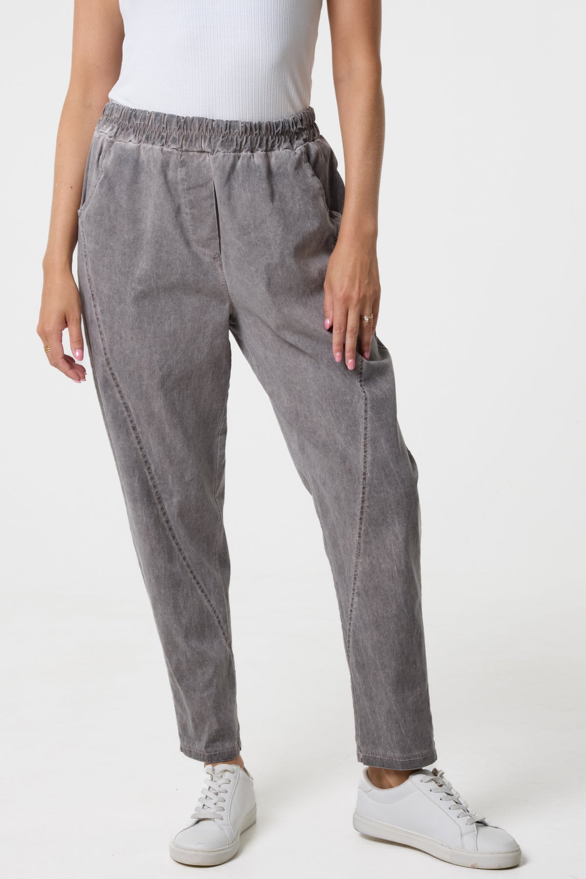 Washed Relaxed Fit Magic Trousers
