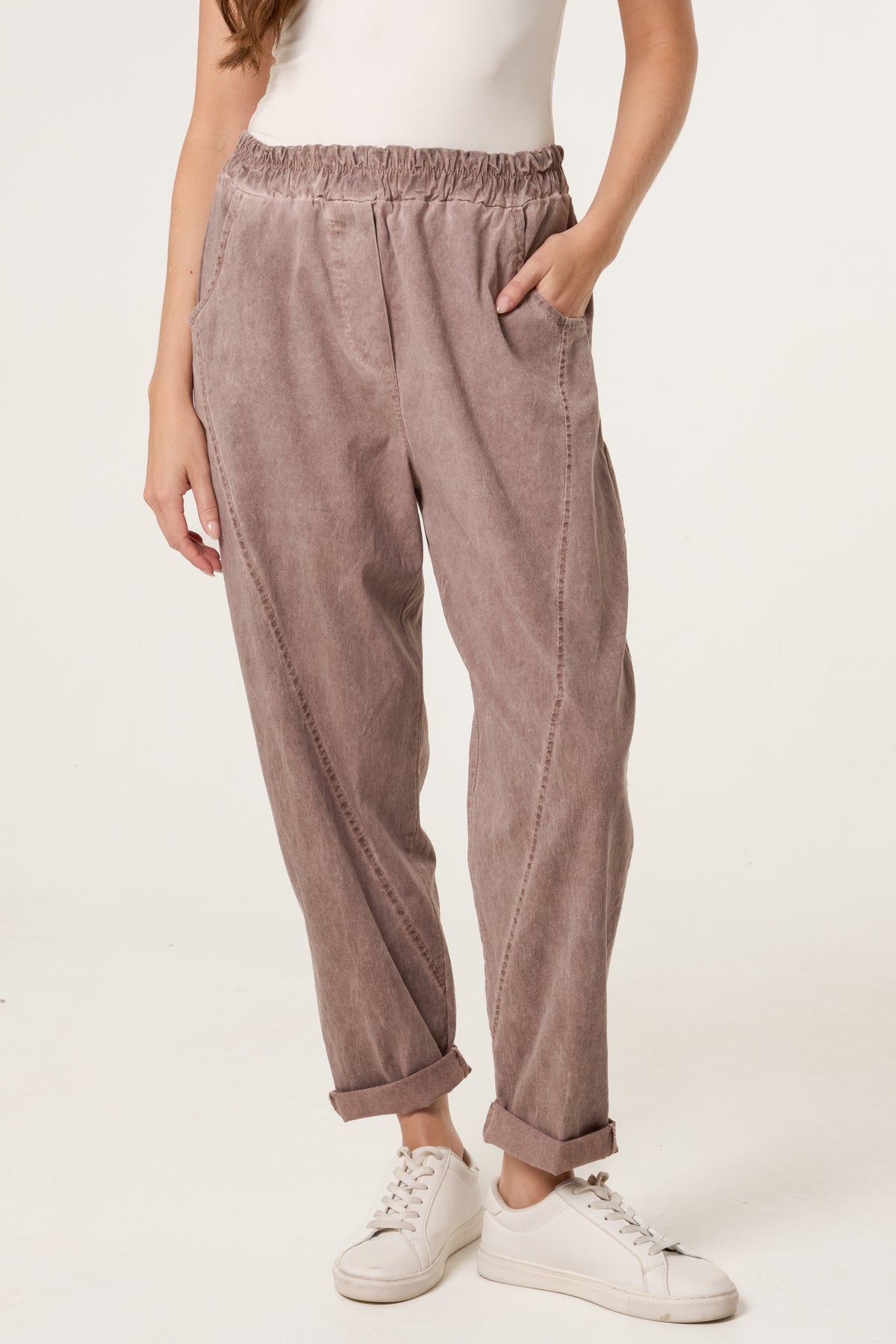 Washed Relaxed Fit Magic Trousers