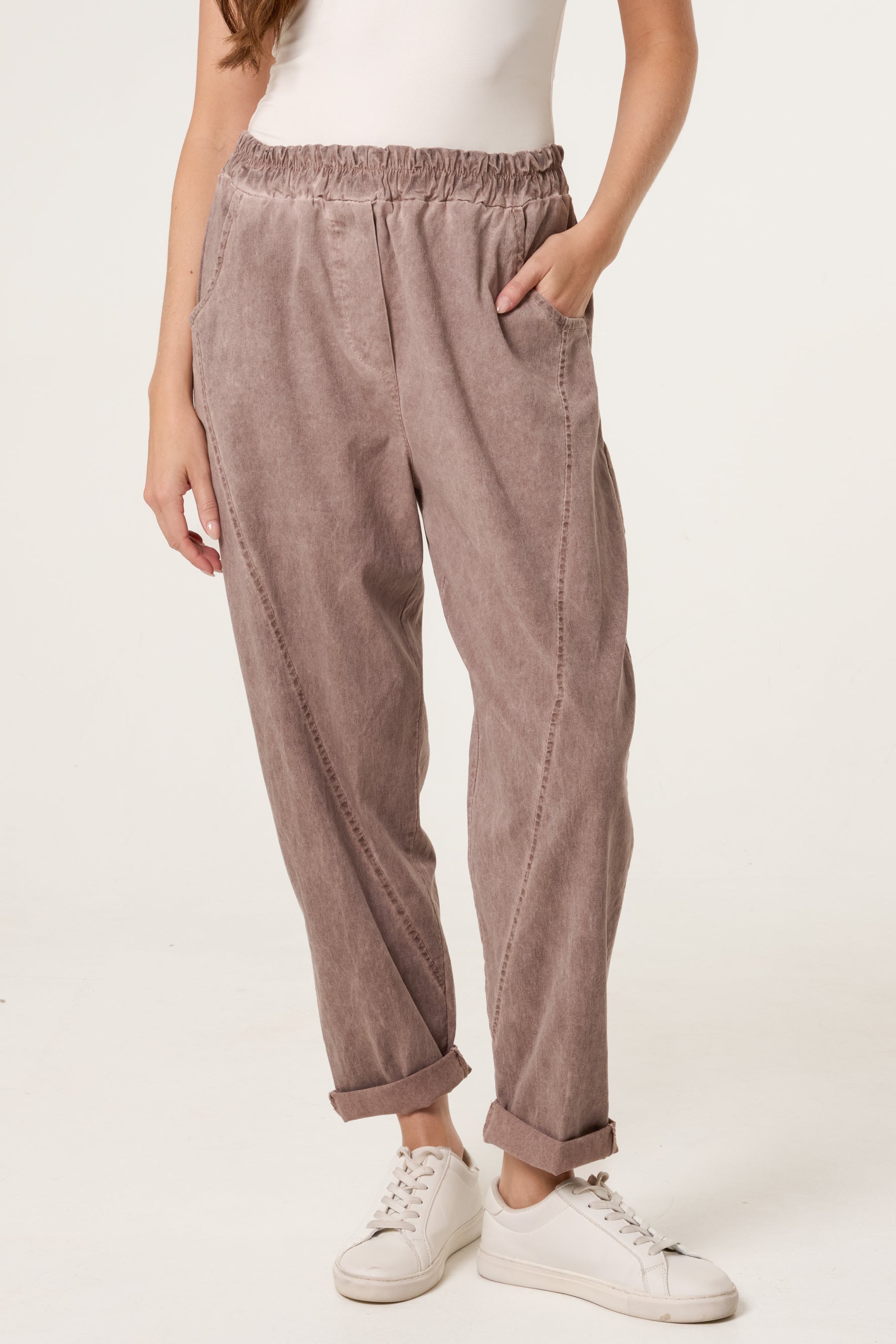 Washed Relaxed Fit Magic Trousers