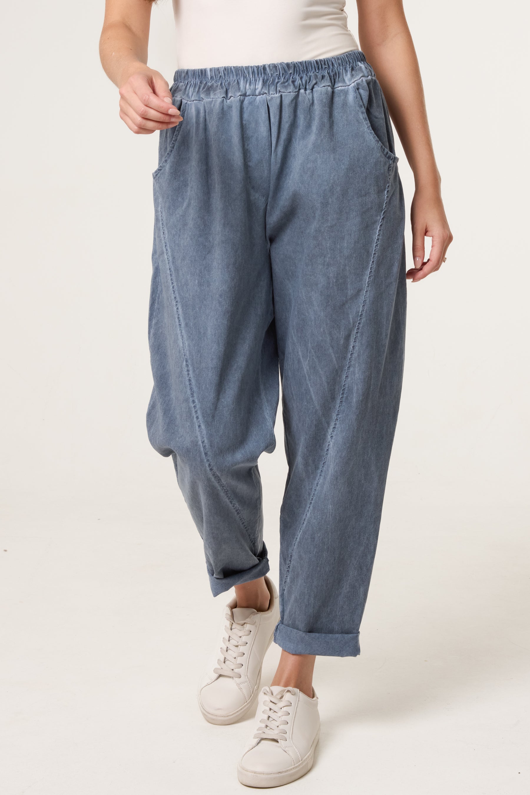 Washed Relaxed Fit Magic Trousers