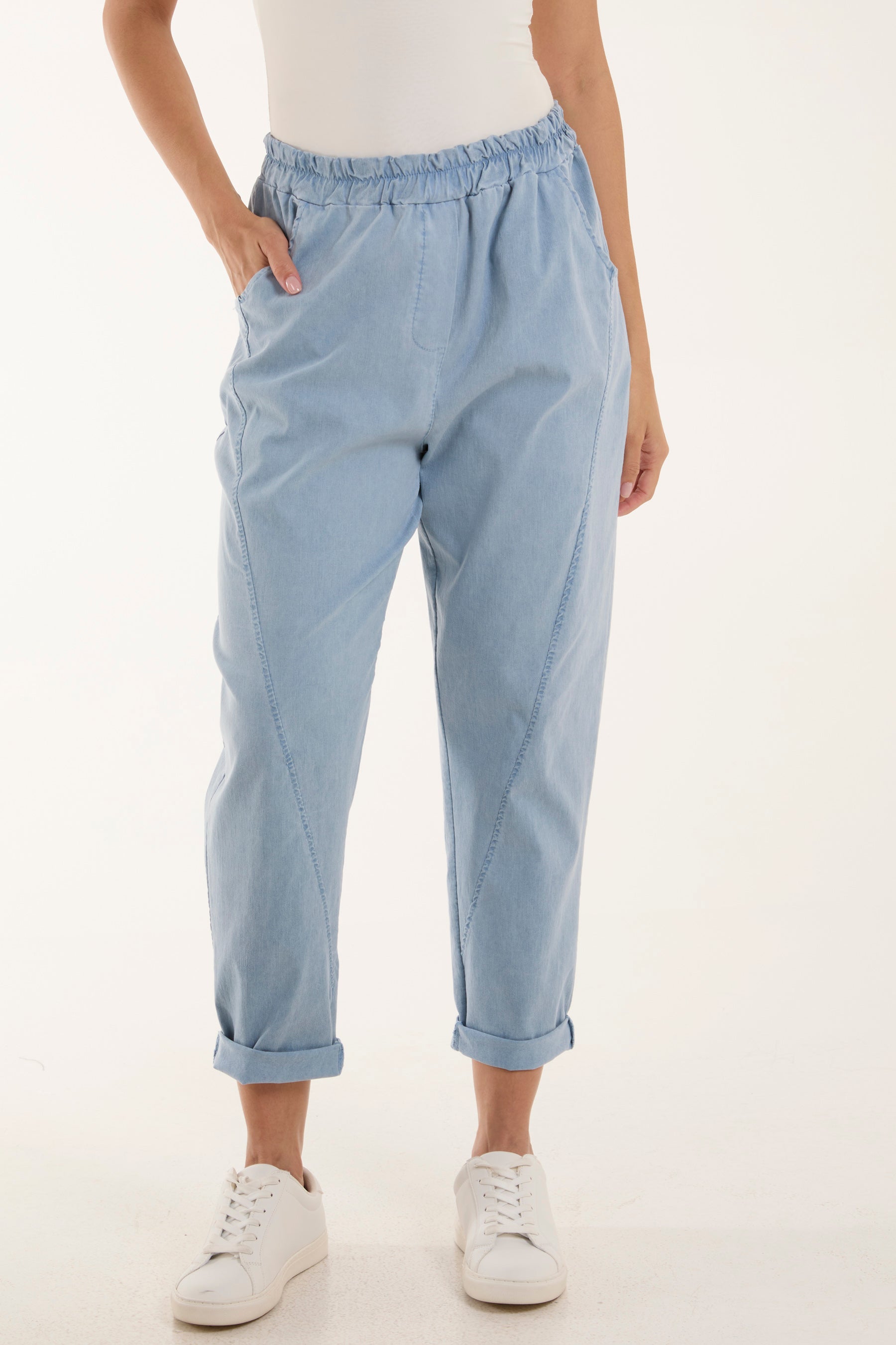 Washed Relaxed Fit Magic Trousers