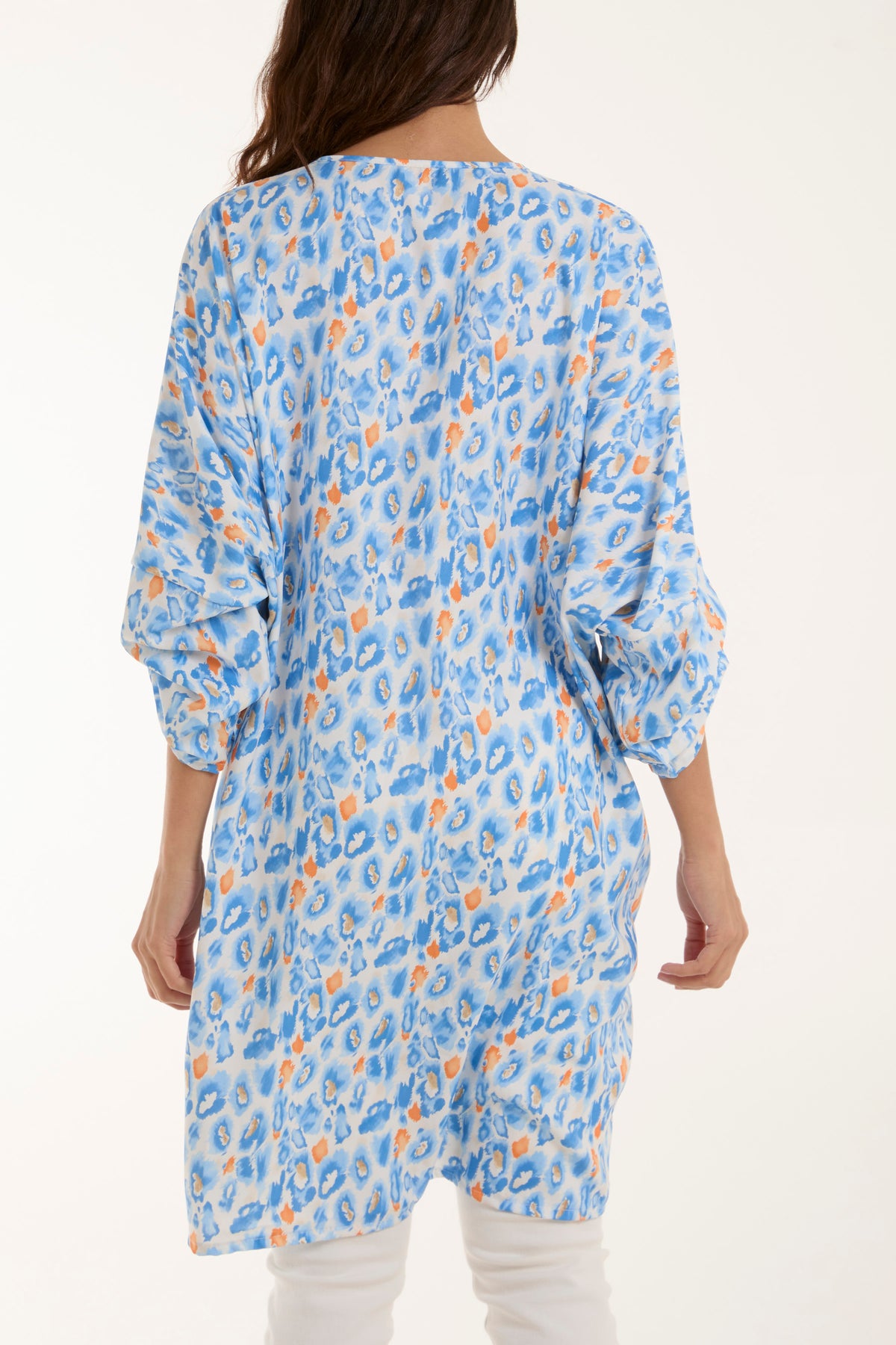 Leopard Twisted Front Mini Dress