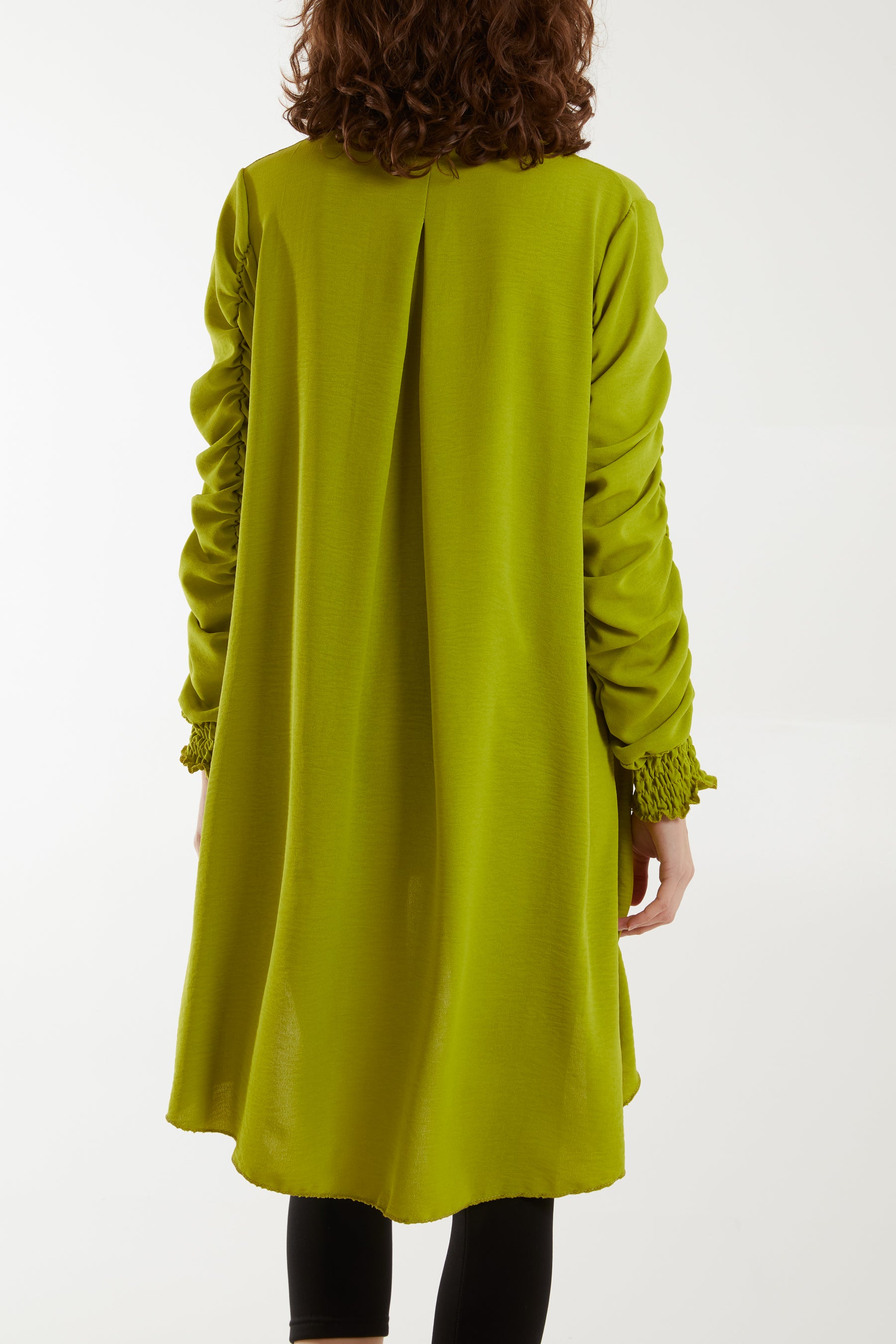 Elasticated Sleeve Oversized Blouse