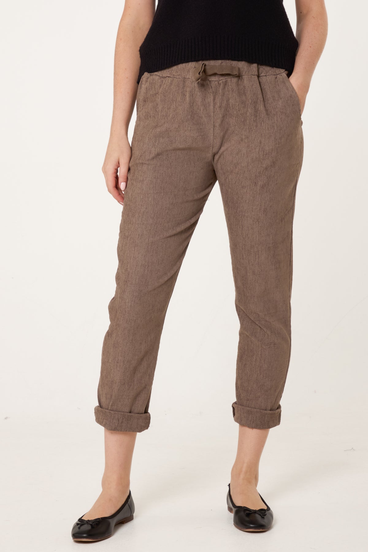 Baby Corduroy Magic Drawstring Trousers
