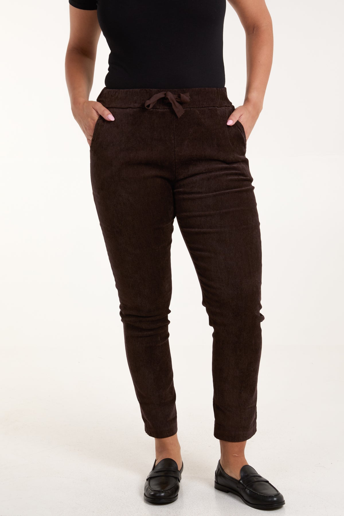 Baby Corduroy Magic Drawstring Trousers