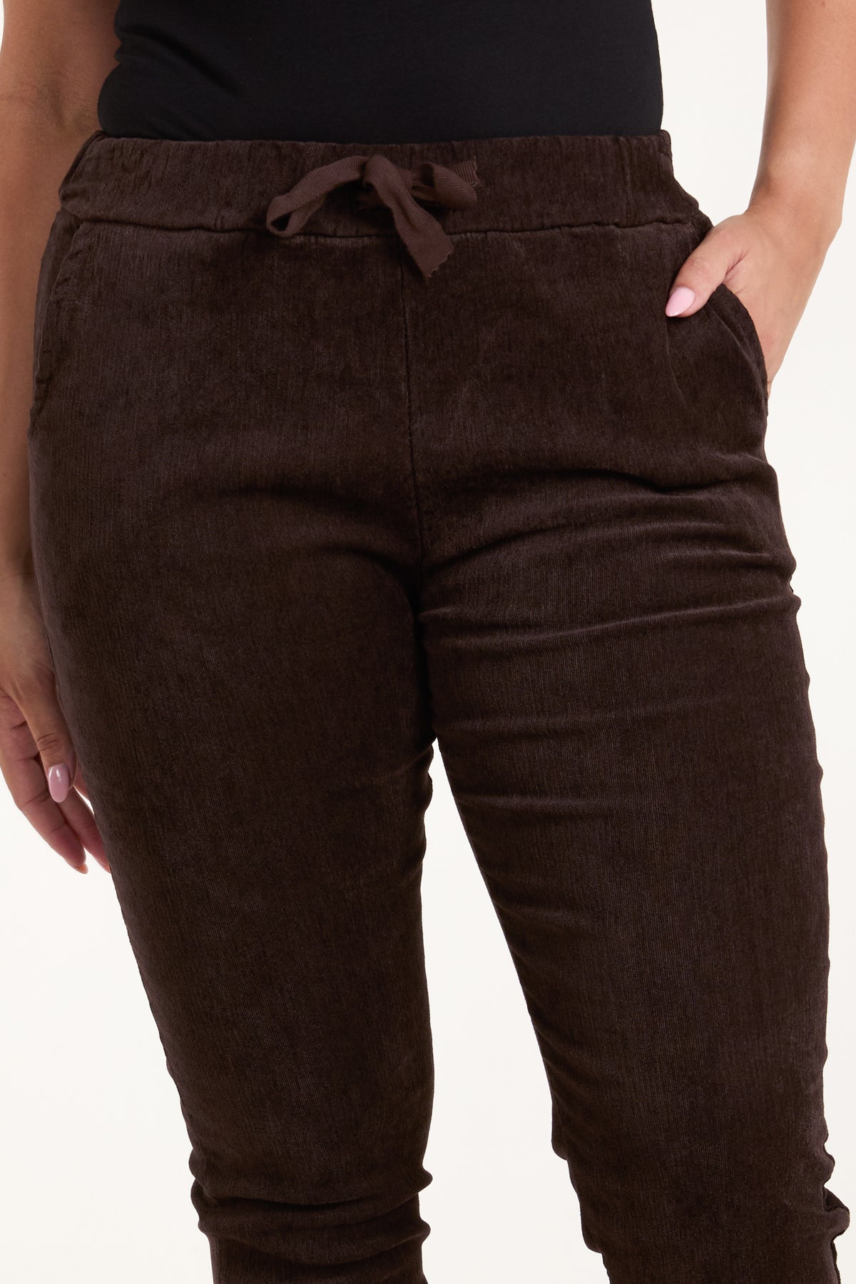 Baby Corduroy Magic Drawstring Trousers