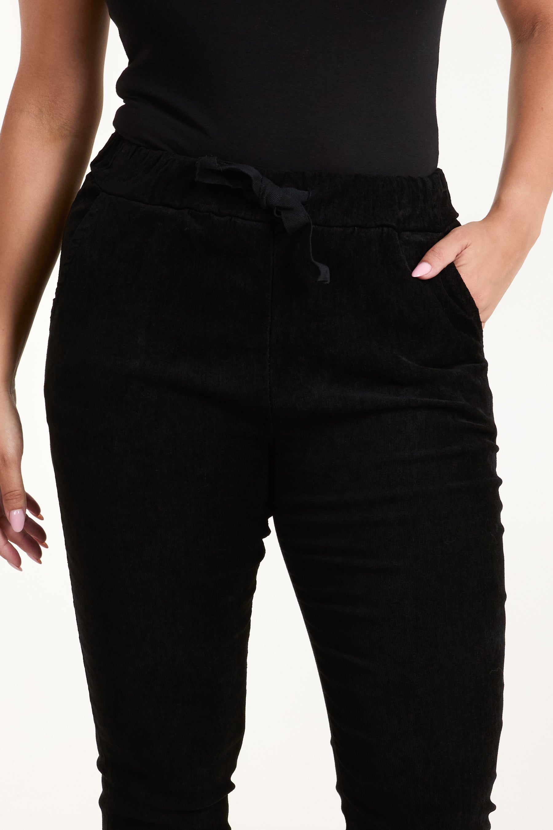 Corduroy Magic Drawstring Trousers