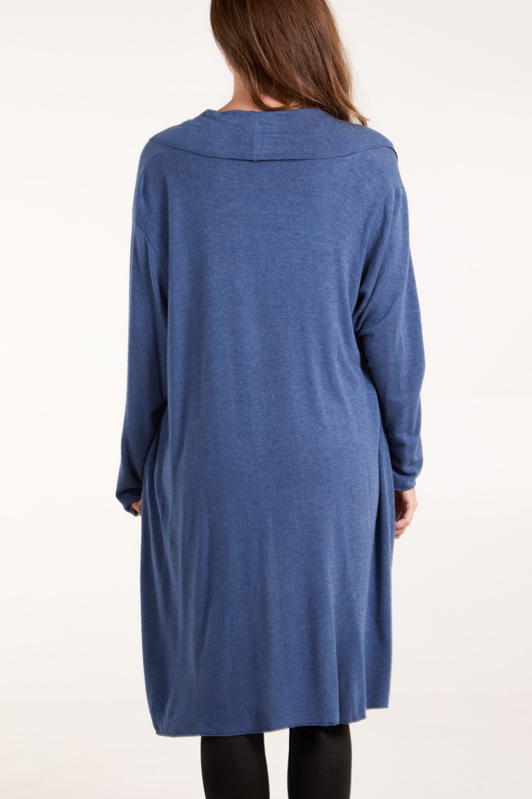 Longline Fine Knit Cardigan