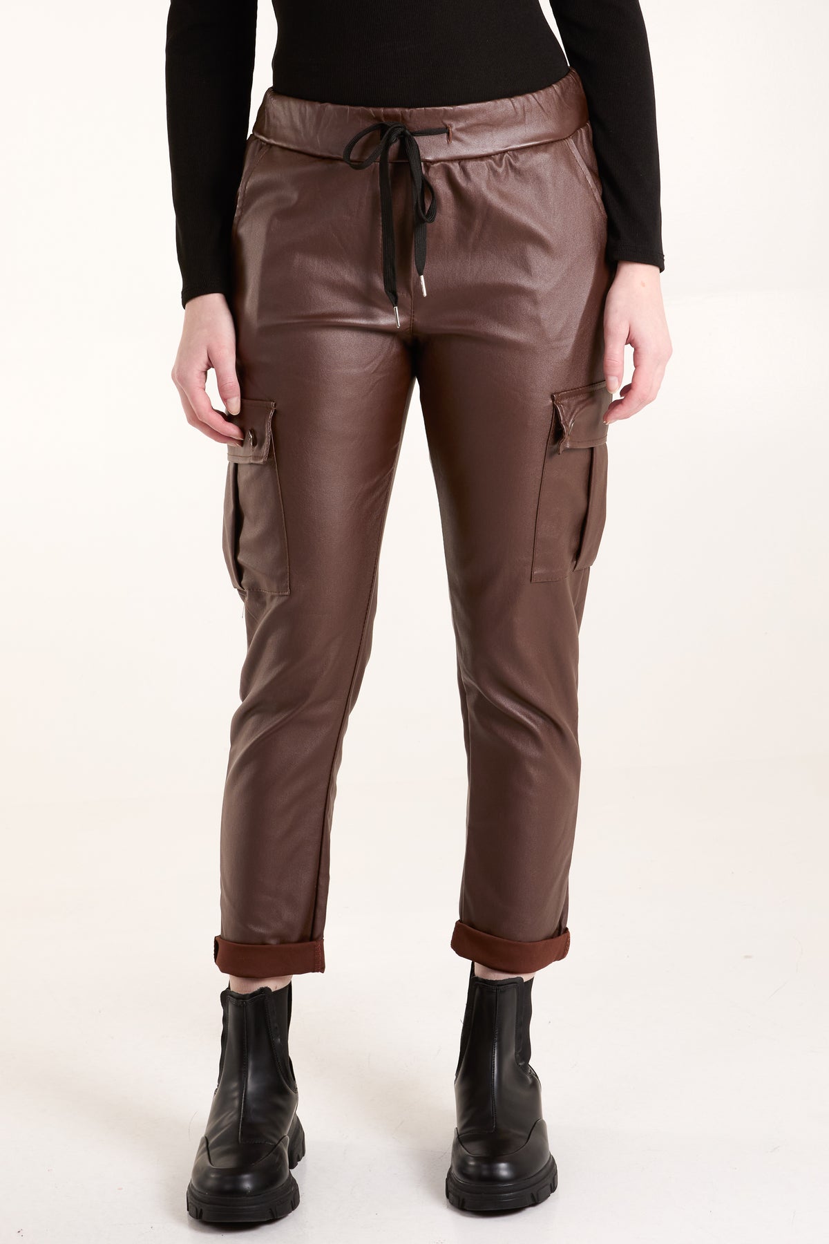 Magic Super Stretch Coated Cargo Trouser