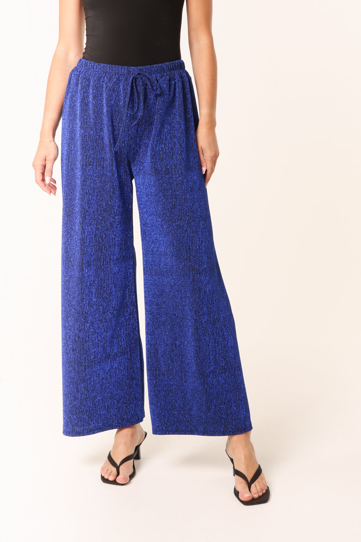 Glitter Wide Leg Trousers