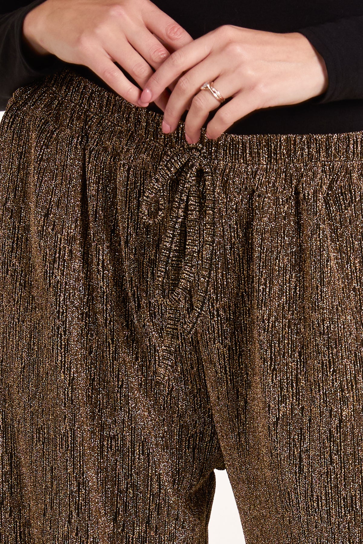 Glitter Wide Leg Trousers