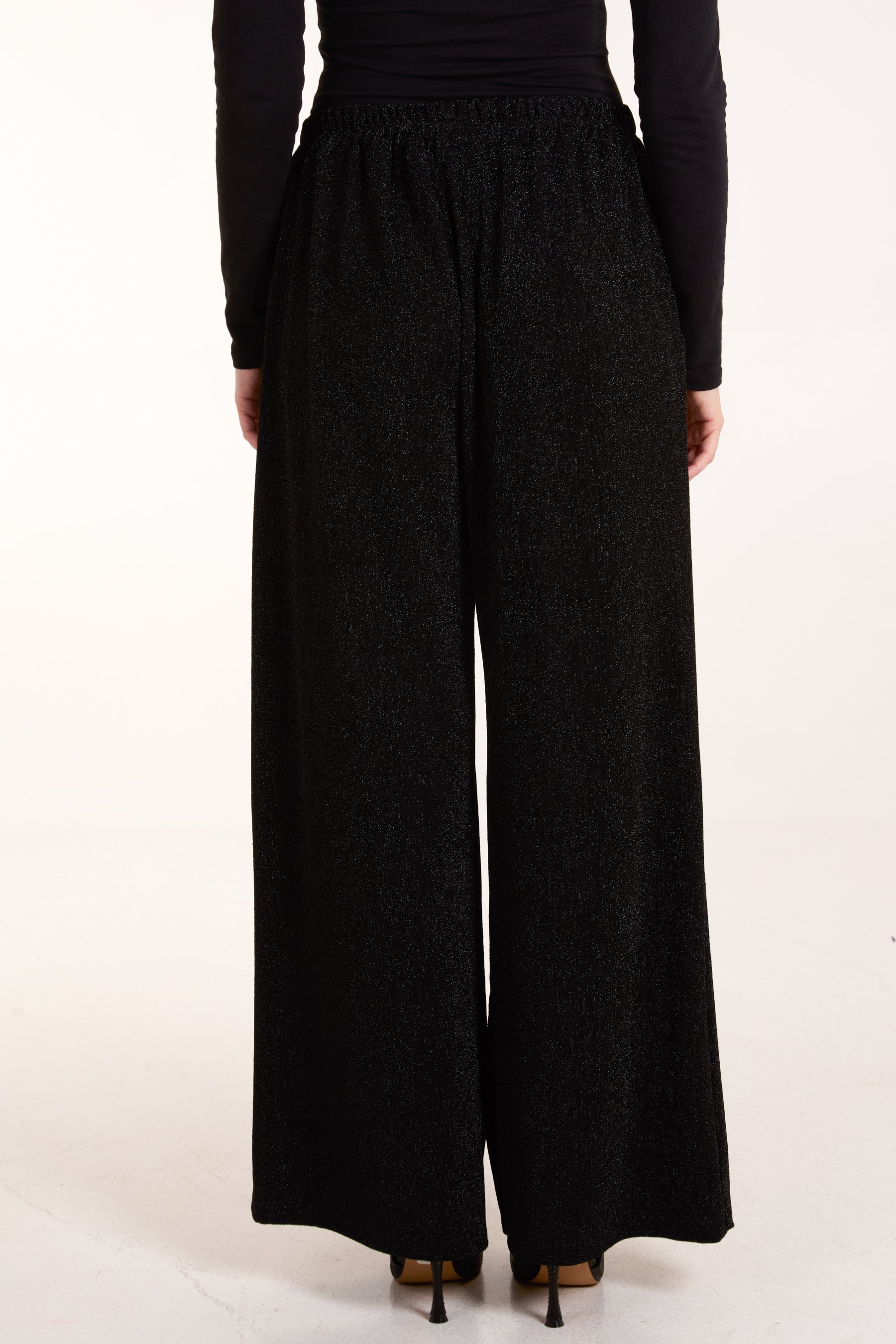 Glitter Wide Leg Trousers