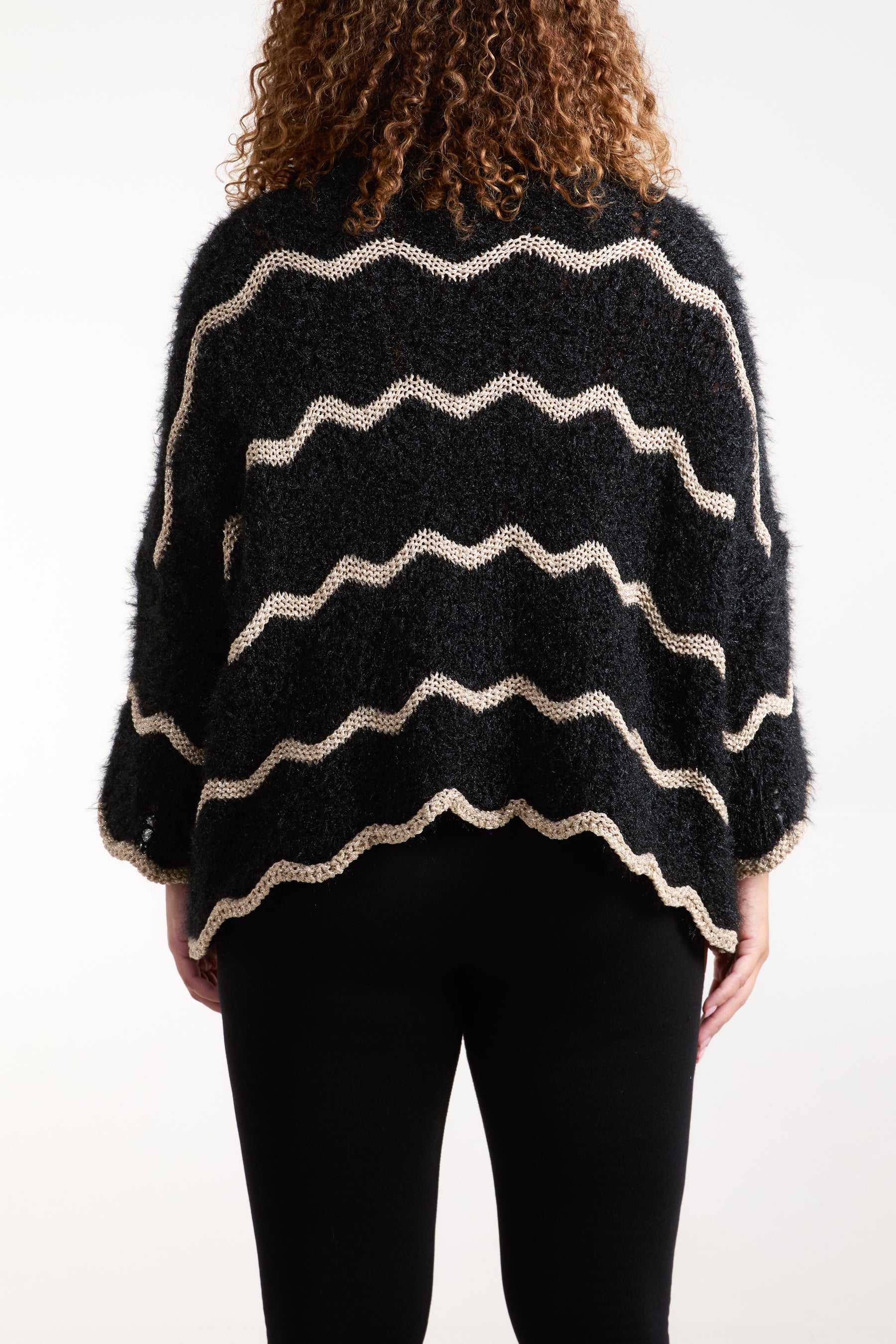 Shimmer Wave Stripe Jumper