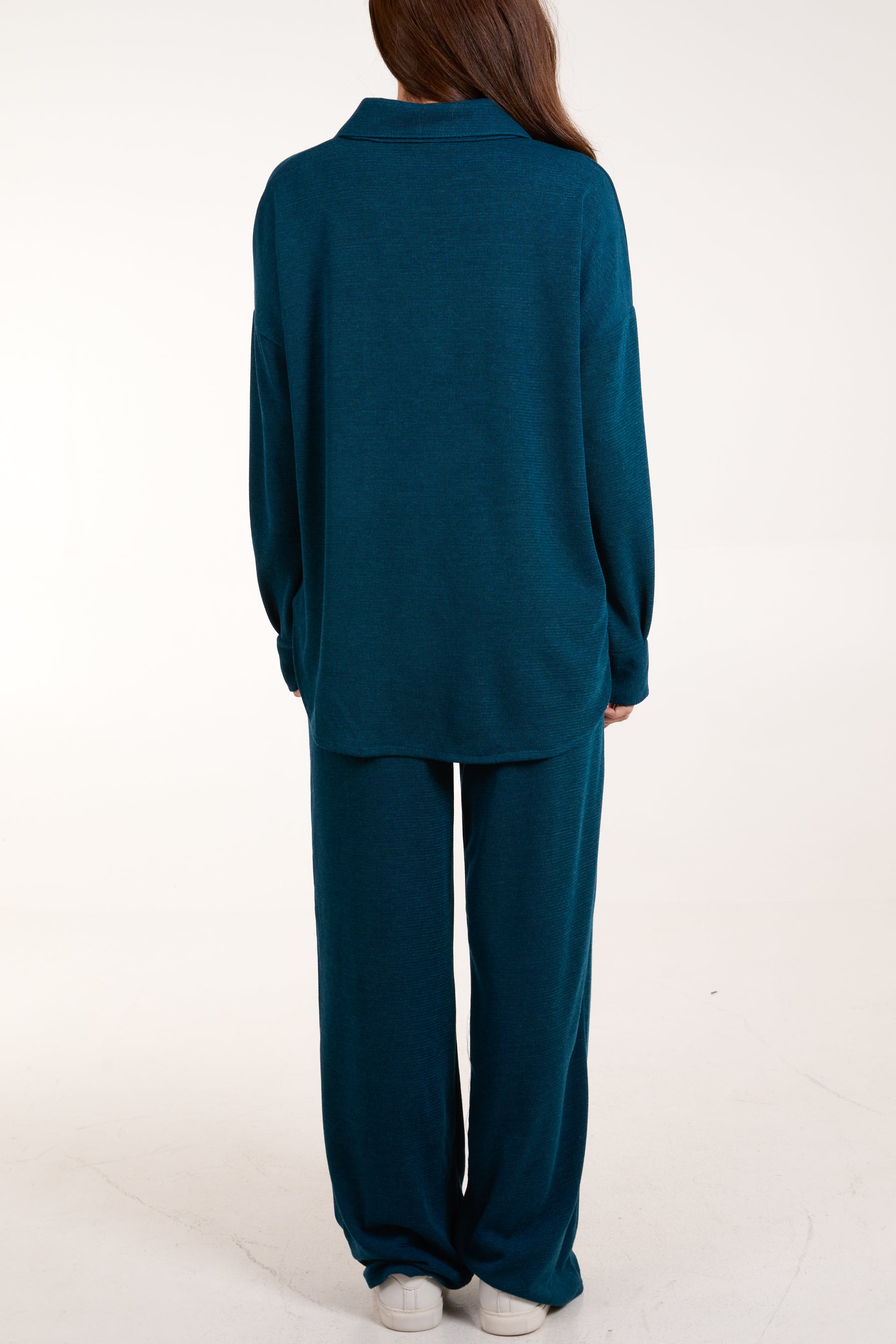 Fine Knit Shirt & Trousers Co-Ord