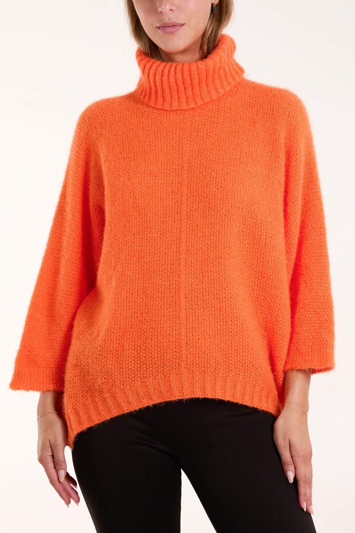 Fluffy Roll Neck Jumper