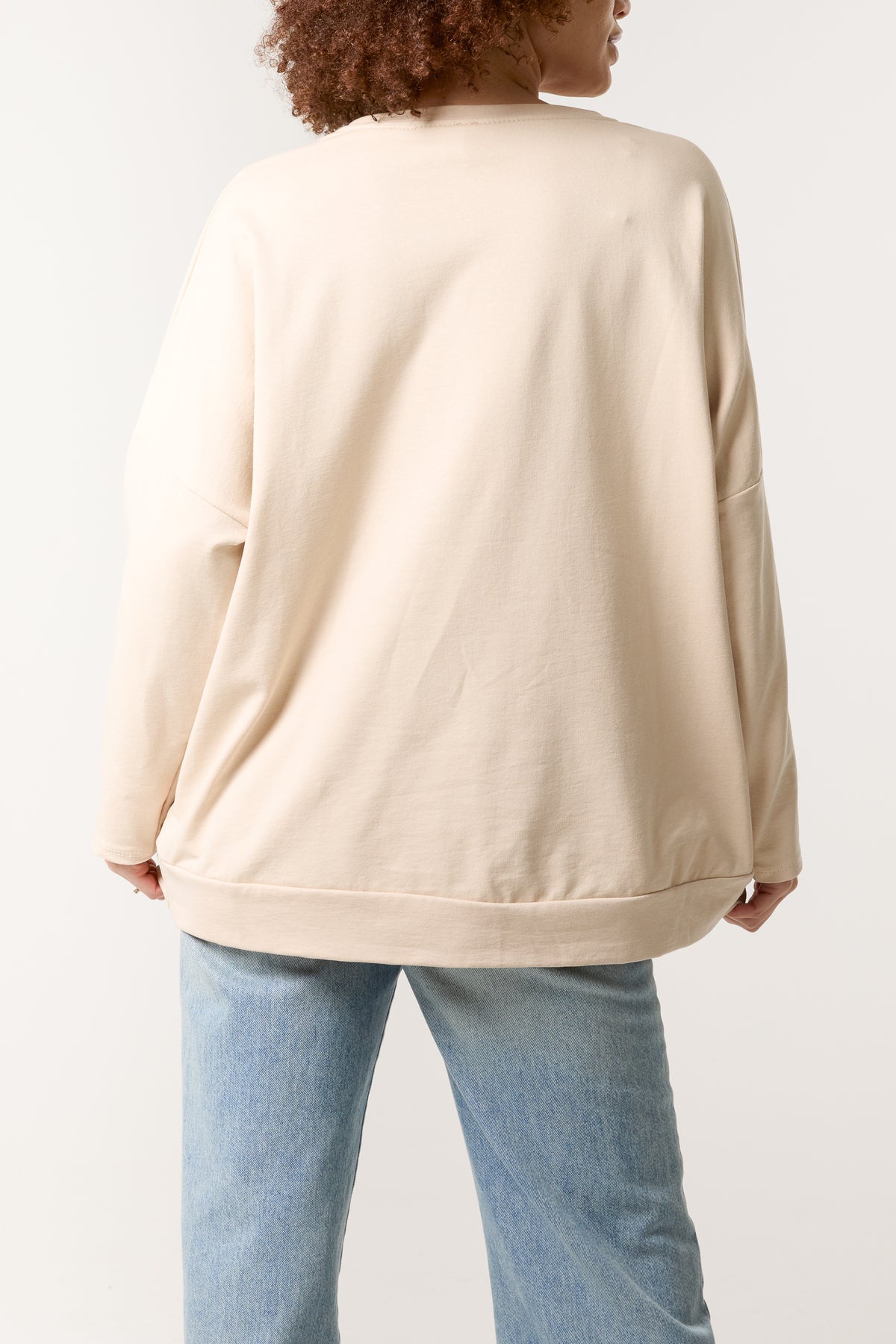 Pearl & Diamante Heart Cotton Top