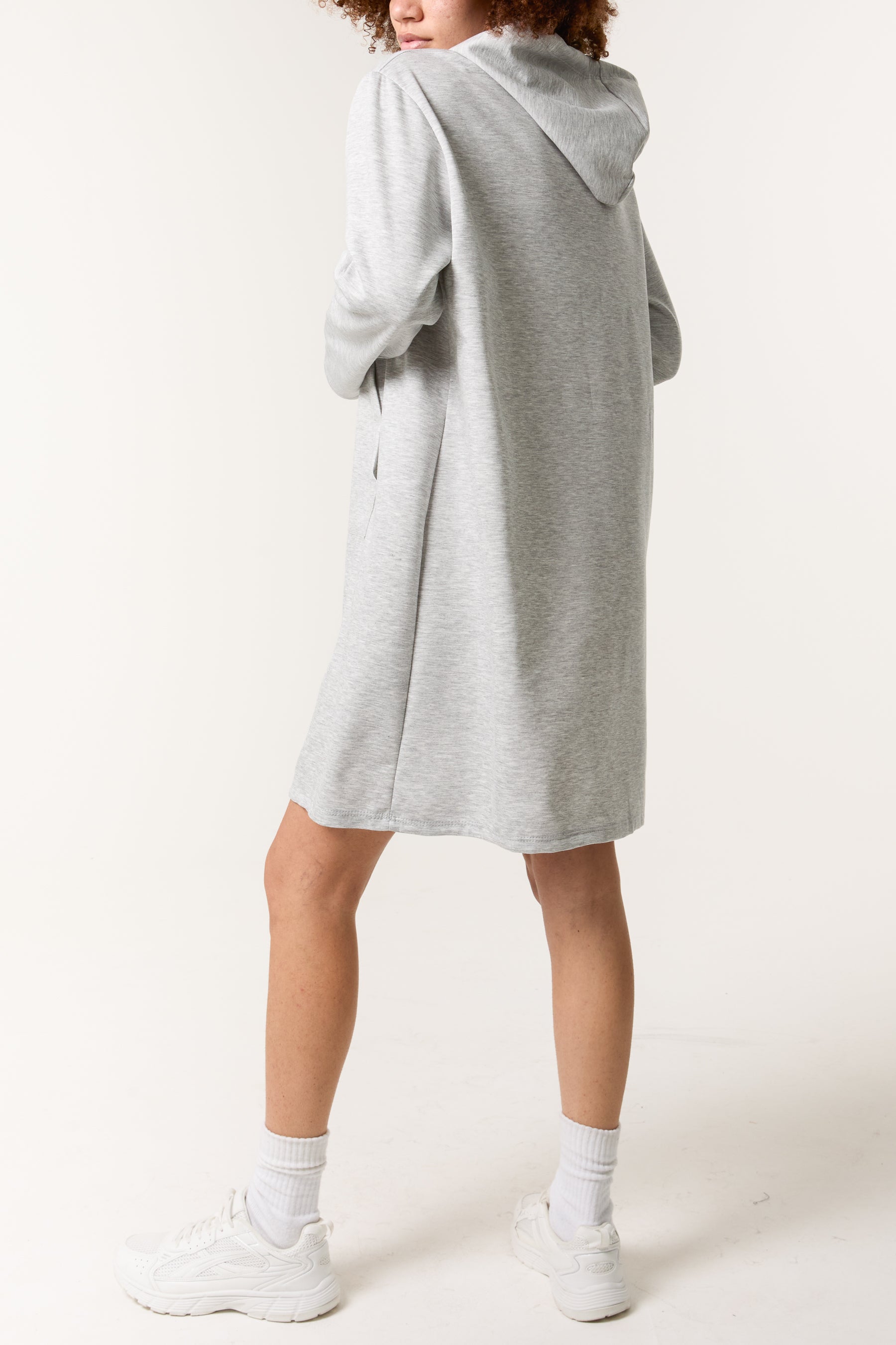 Soft Touch Hooded Sweatshirt Dress