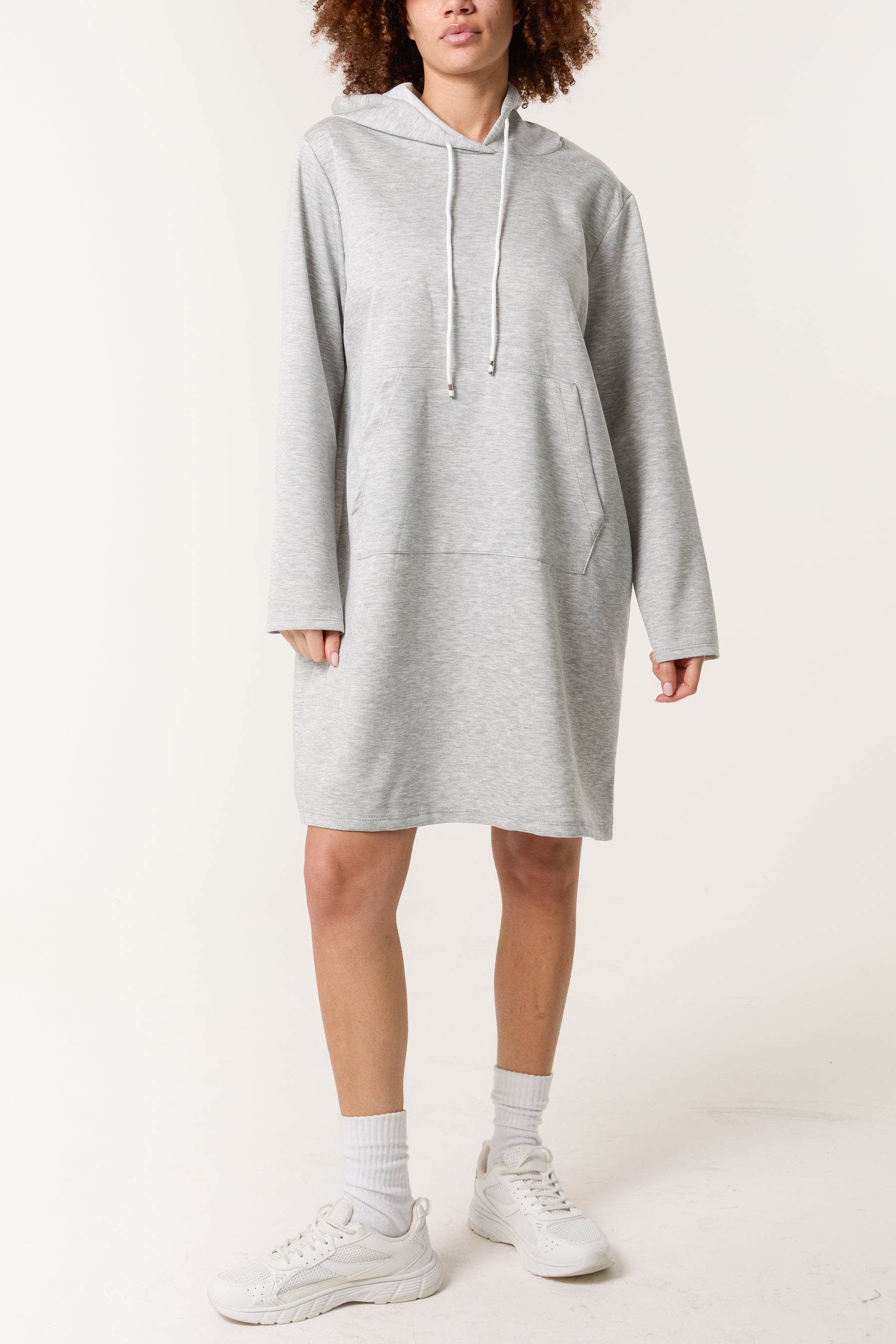 Soft Touch Hooded Sweatshirt Dress
