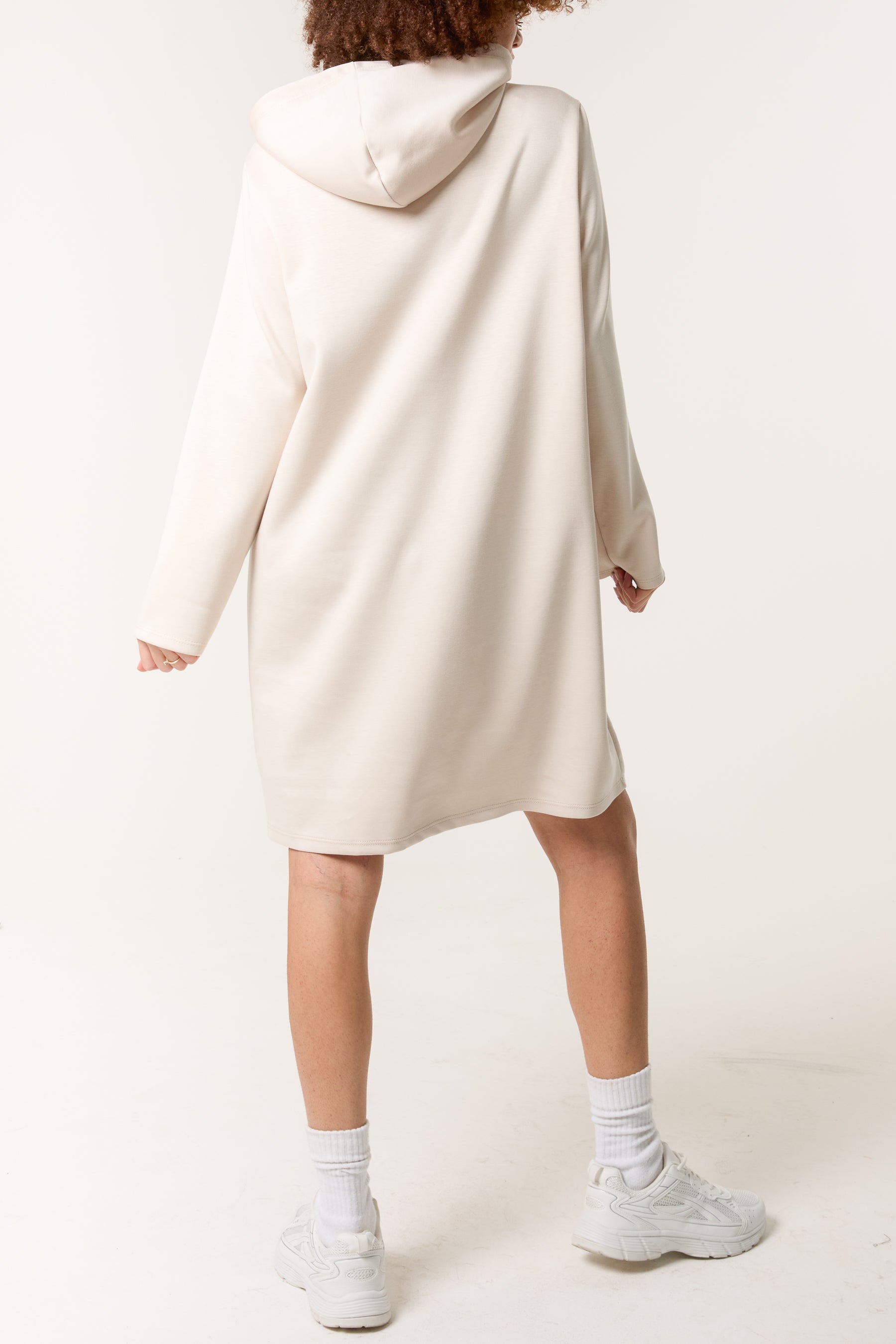 Soft Touch Hooded Sweatshirt Dress