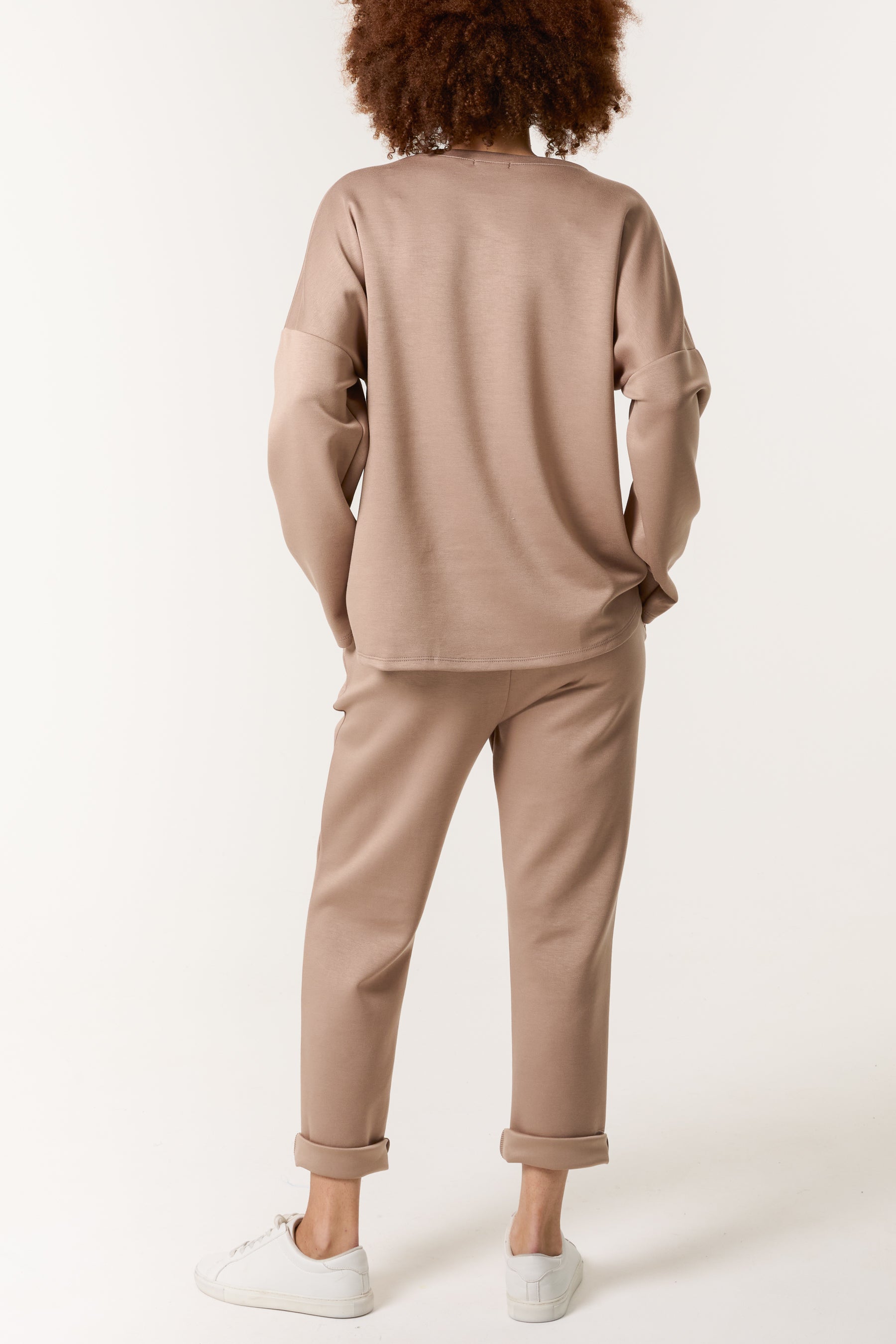 Soft Touch Top & Leopard Bow Trouser Set