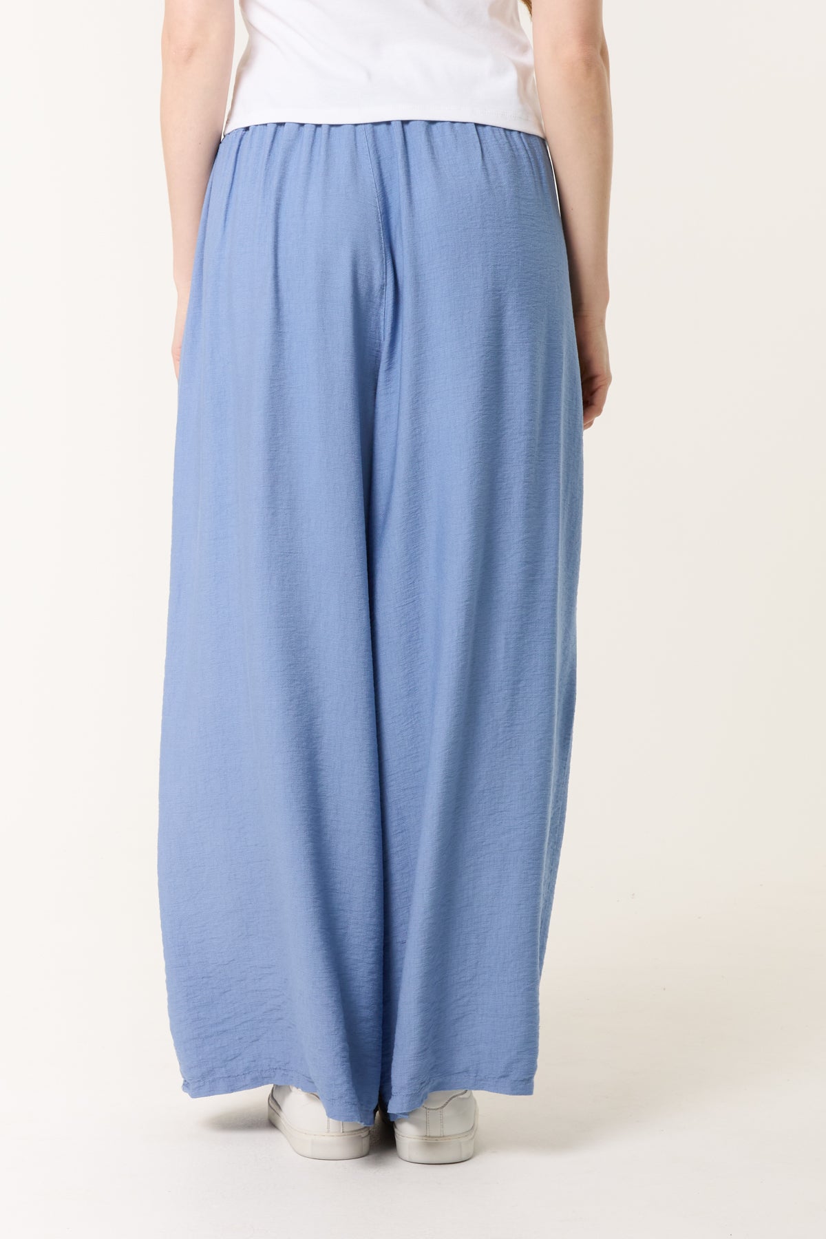 Wide Leg Pockets Palazzo Trousers
