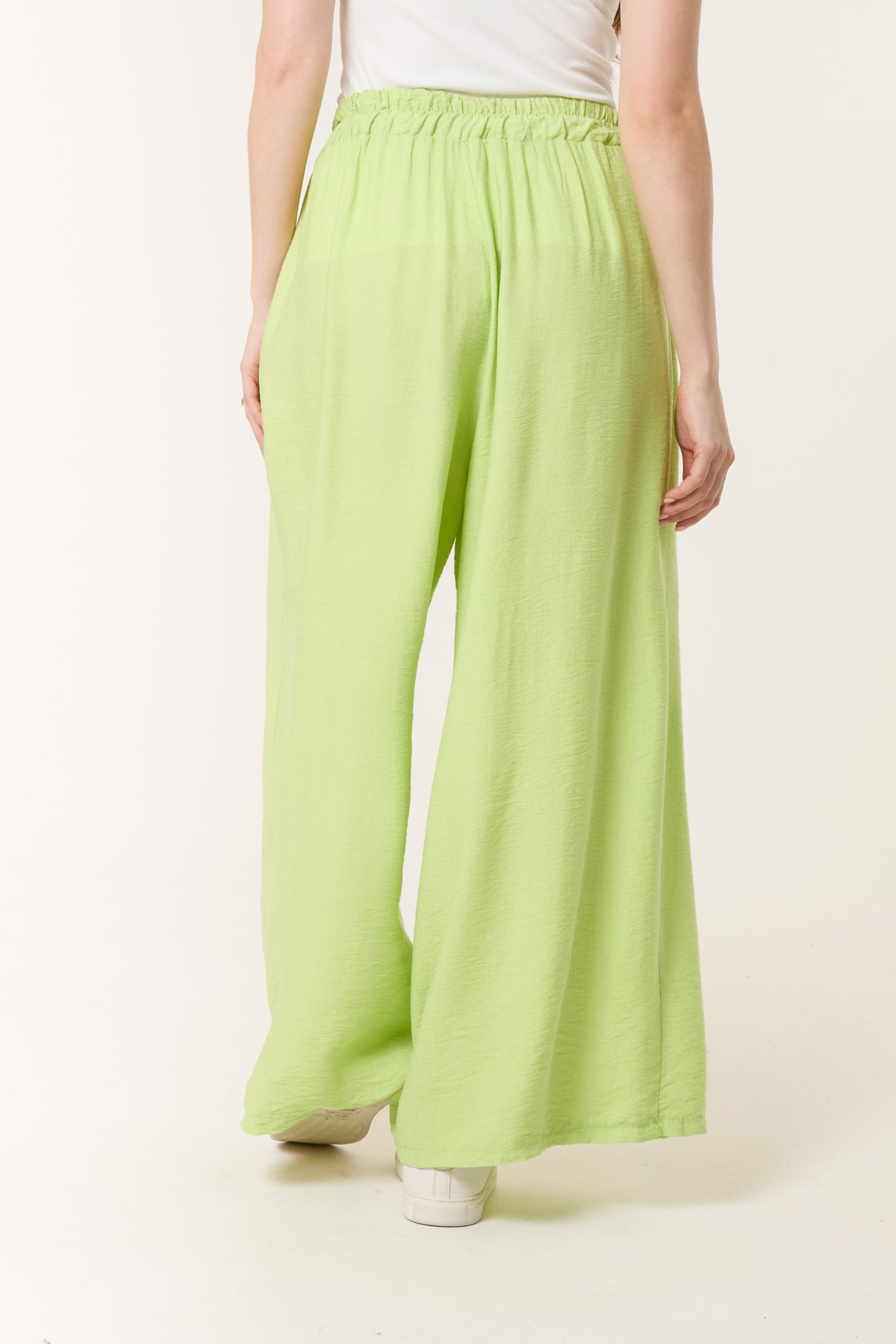 Wide Leg Pockets Palazzo Trousers
