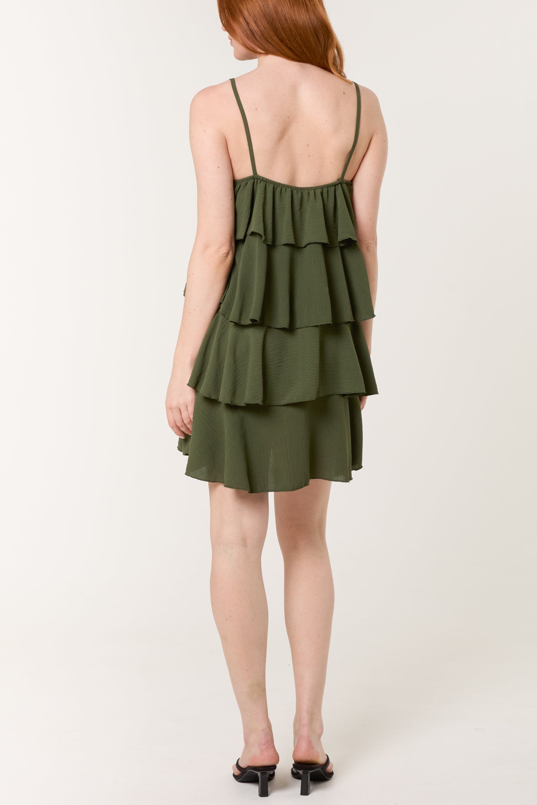 Cami Strap Layered Mini Dress