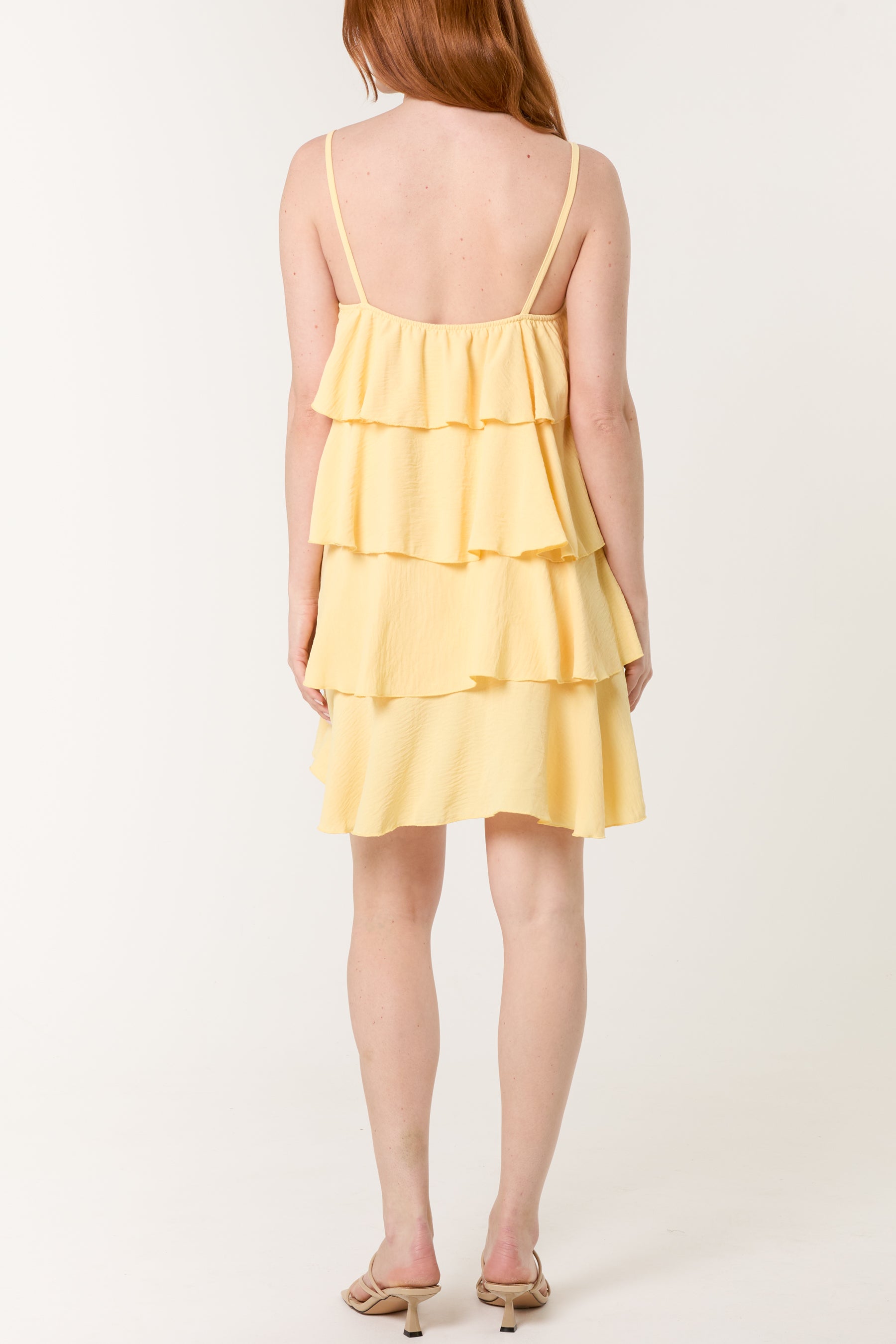 Cami Strap Layered Mini Dress