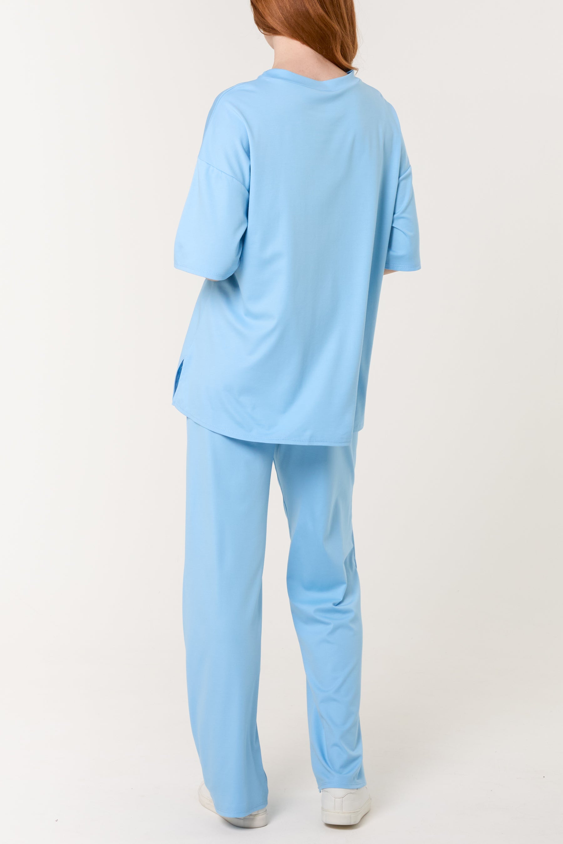 Soft T-Shirt & Crease Trouser Set