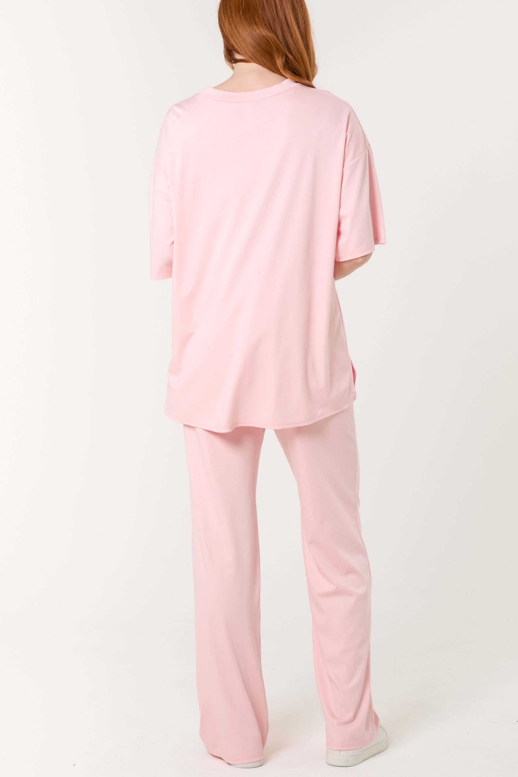 Soft T-Shirt & Crease Trouser Set