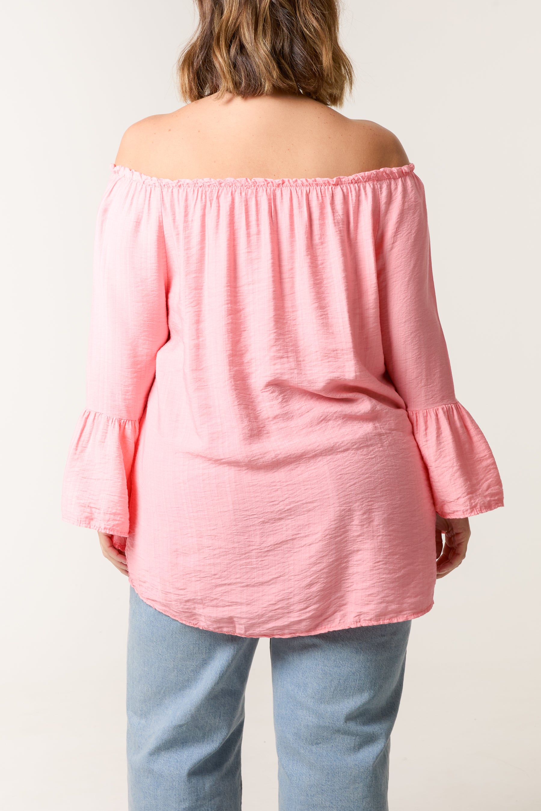 Bell Sleeve Bardot Top