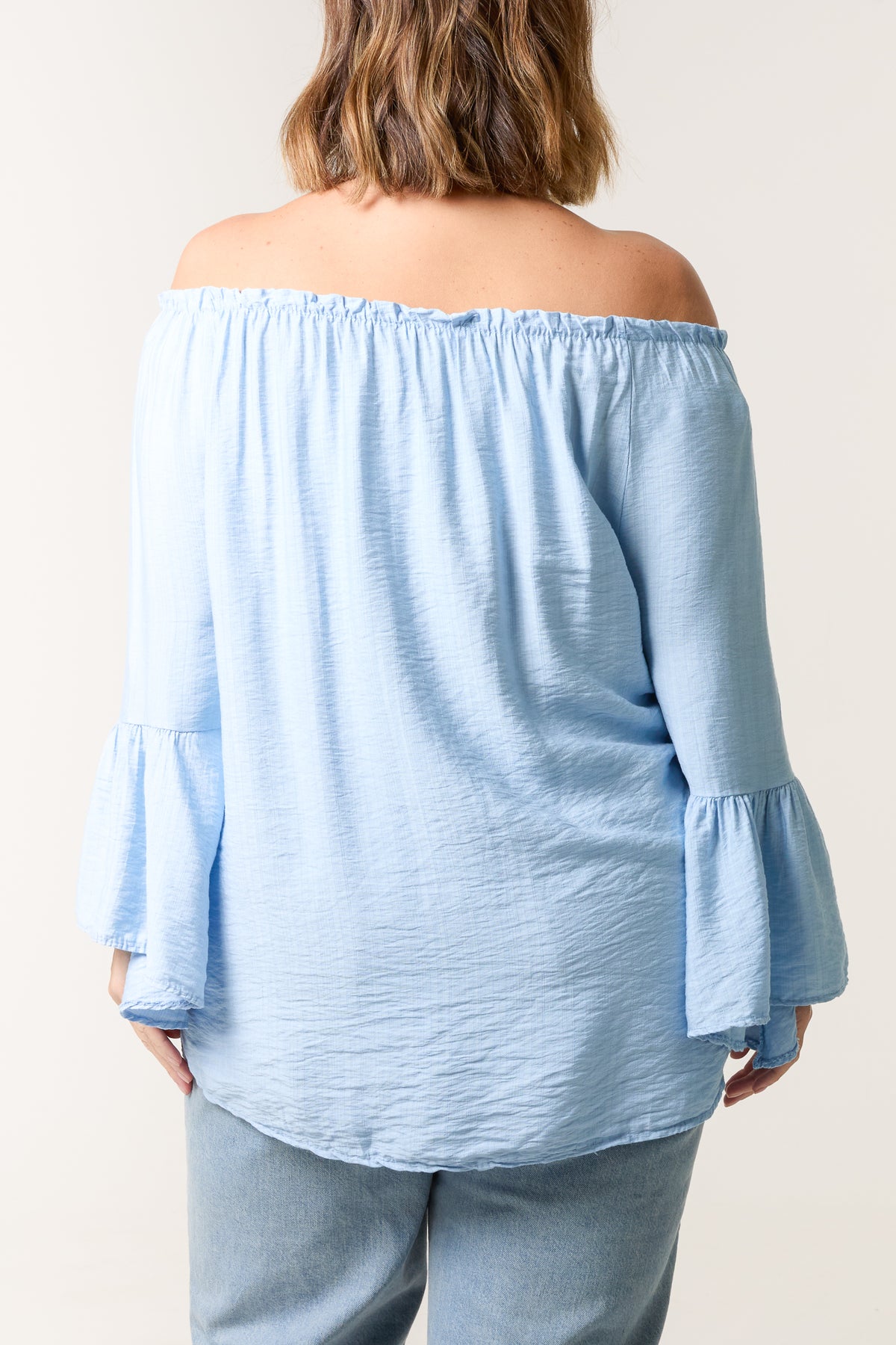 Bell Sleeve Bardot Top