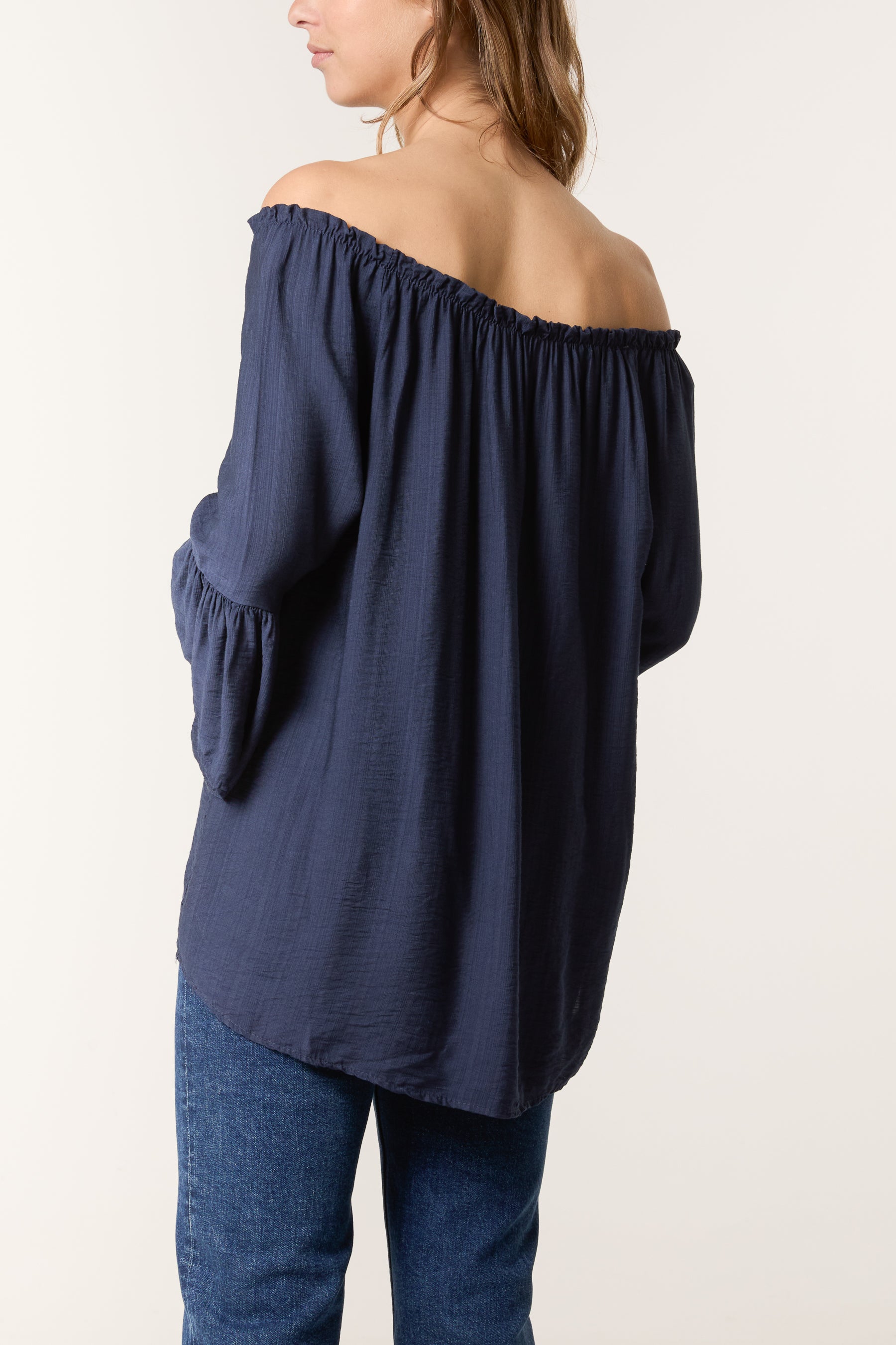 Bell Sleeve Bardot Top