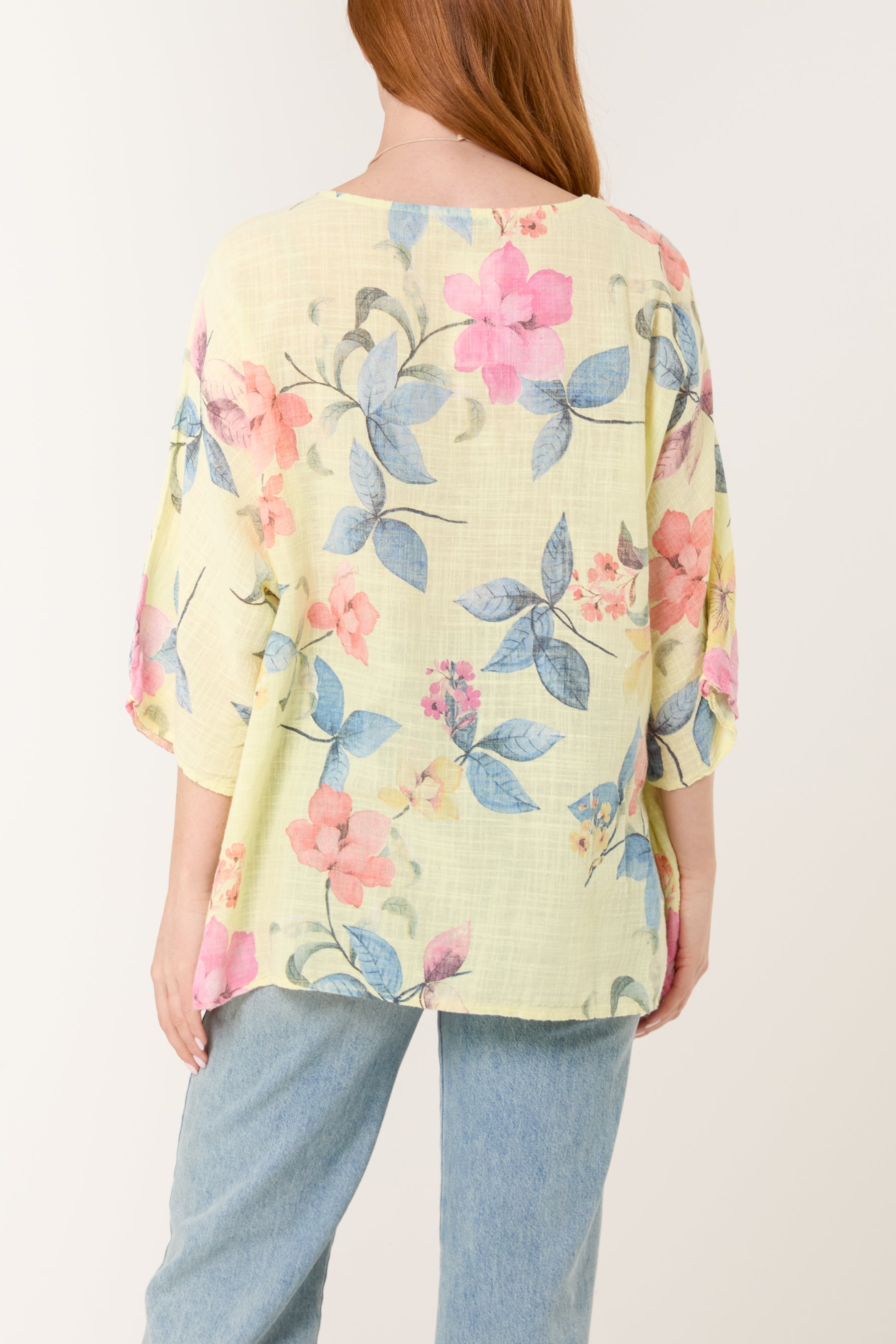 Multicolour Floral Pure Cotton Top