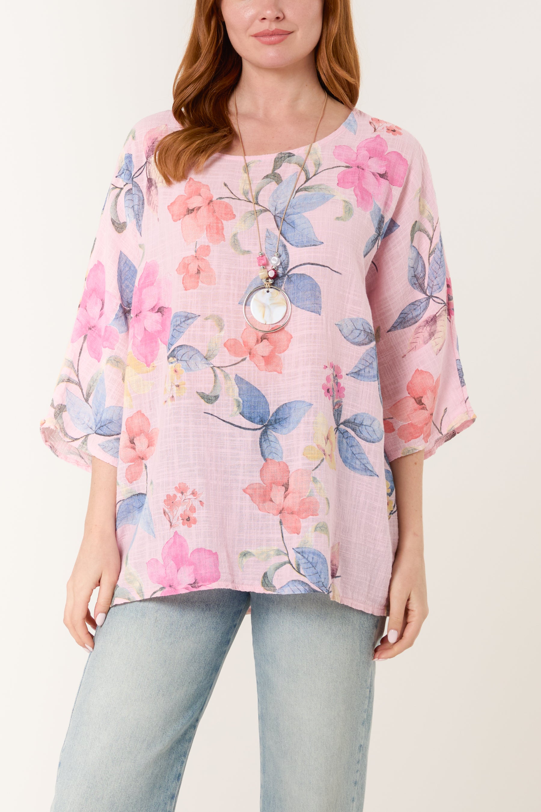 Multicolour Floral Pure Cotton Top