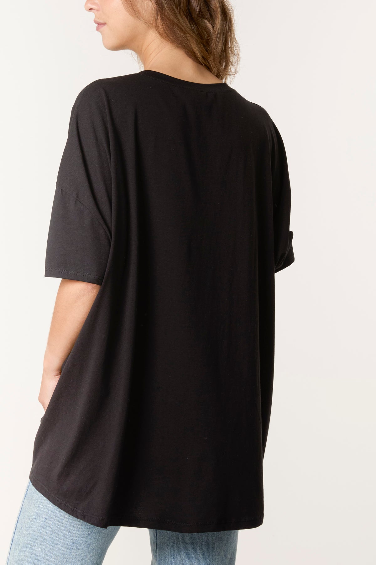 Denim "M" Boxy T-Shirt