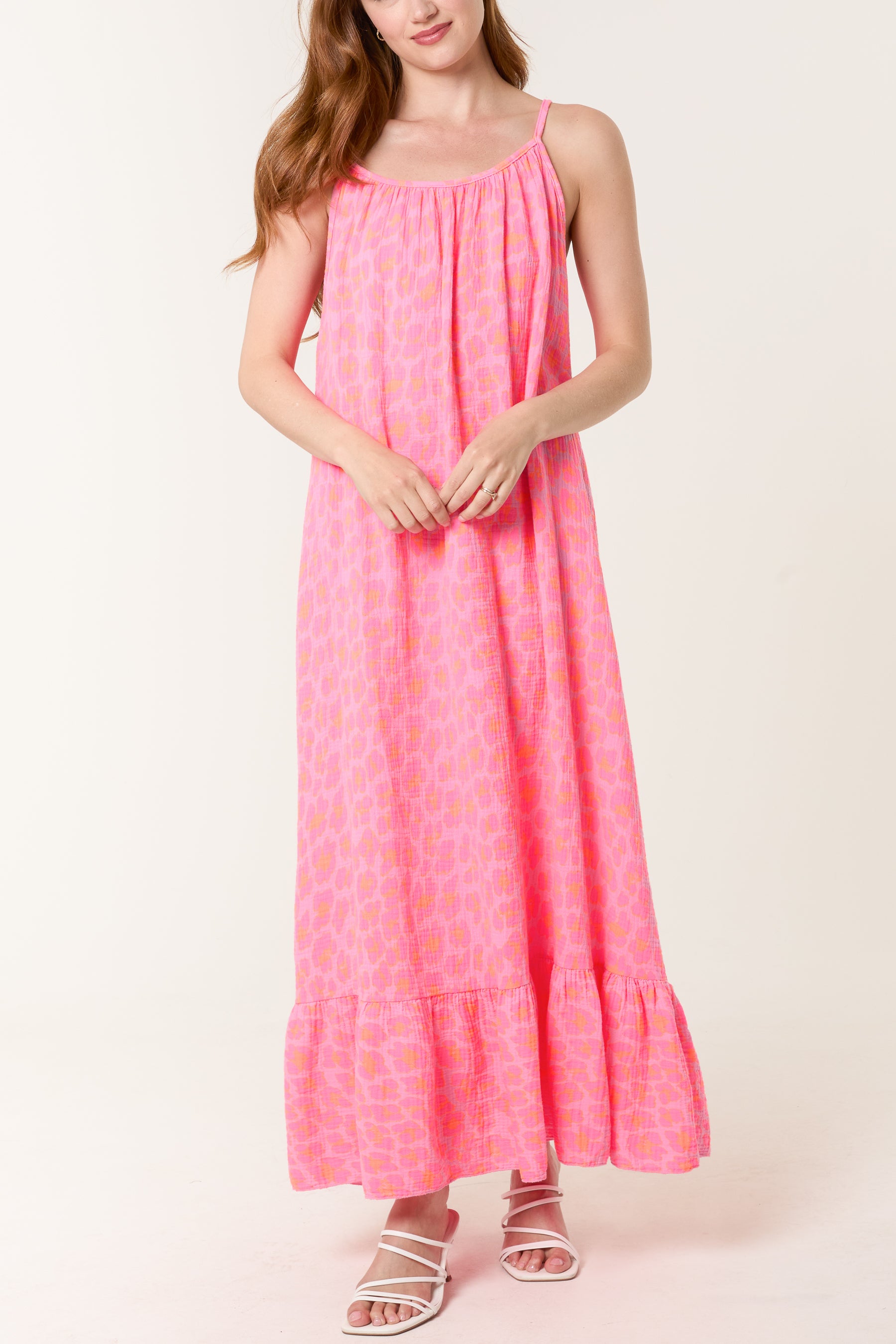 Animal Print Cami Maxi Dress