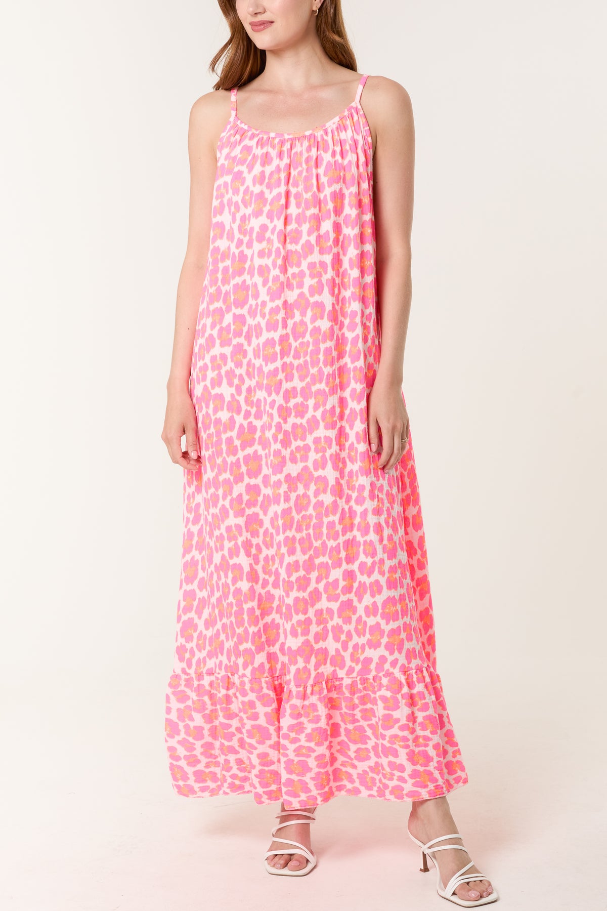 Animal Print Cami Maxi Dress
