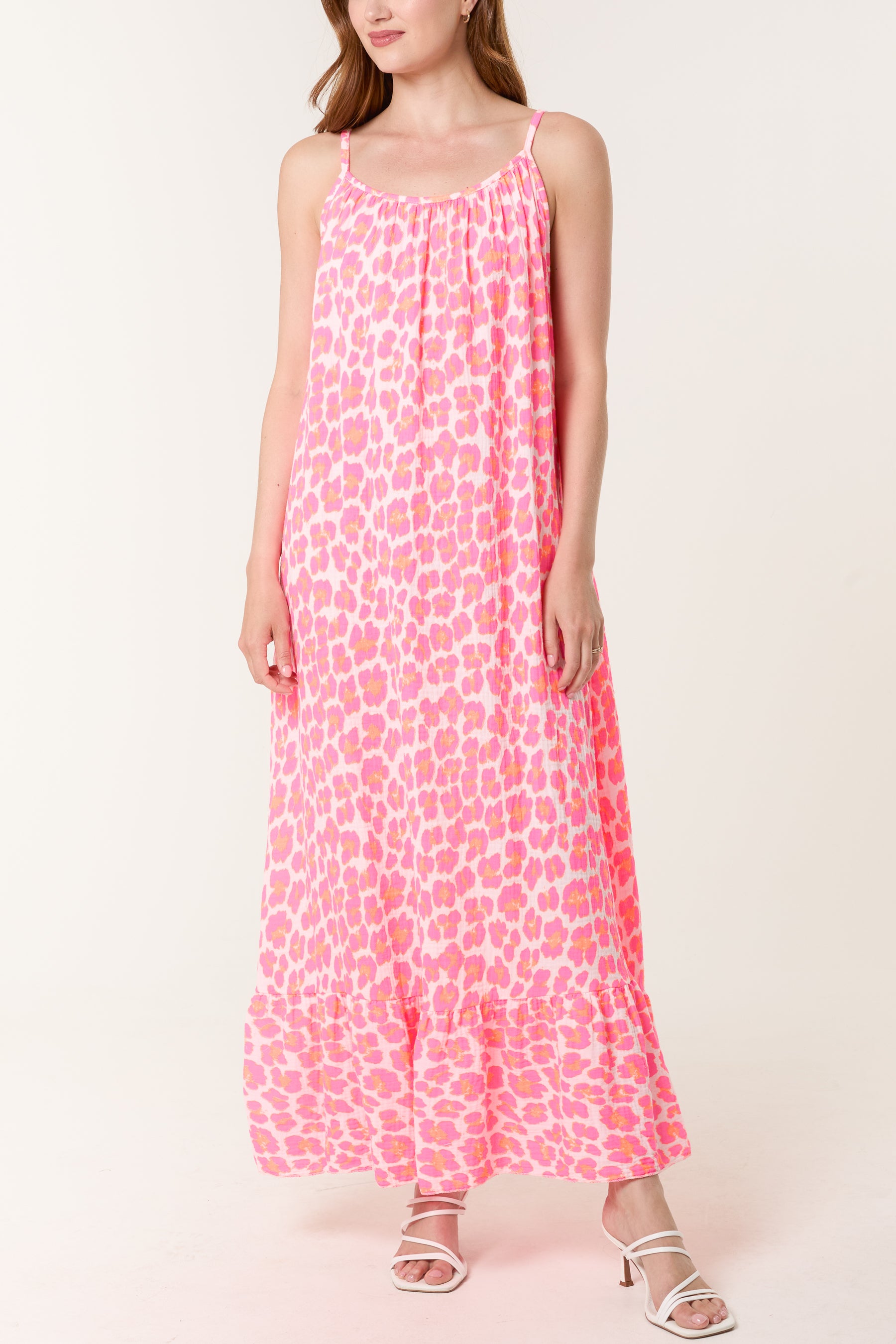 Animal Print Cami Maxi Dress