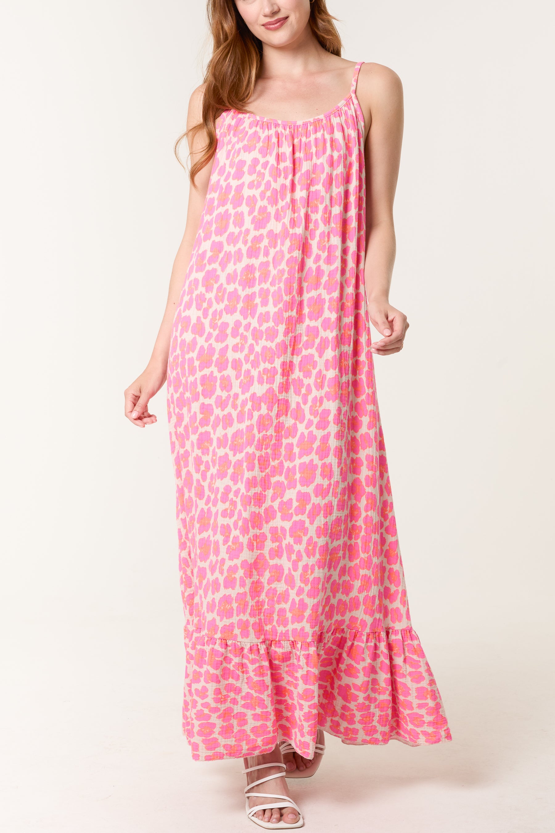 Animal Print Cami Maxi Dress