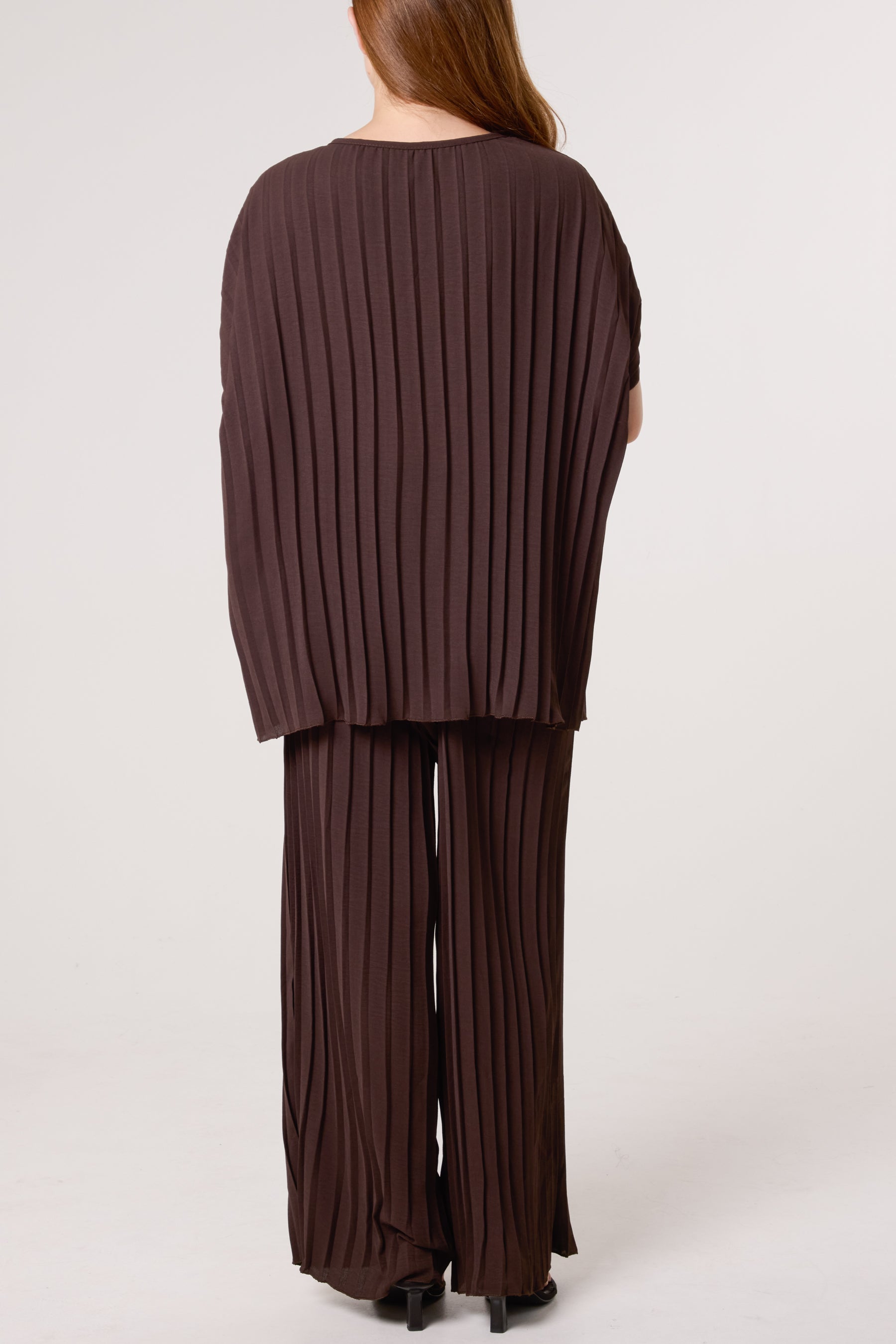 Pleated Blouse & Trouser Co-ord