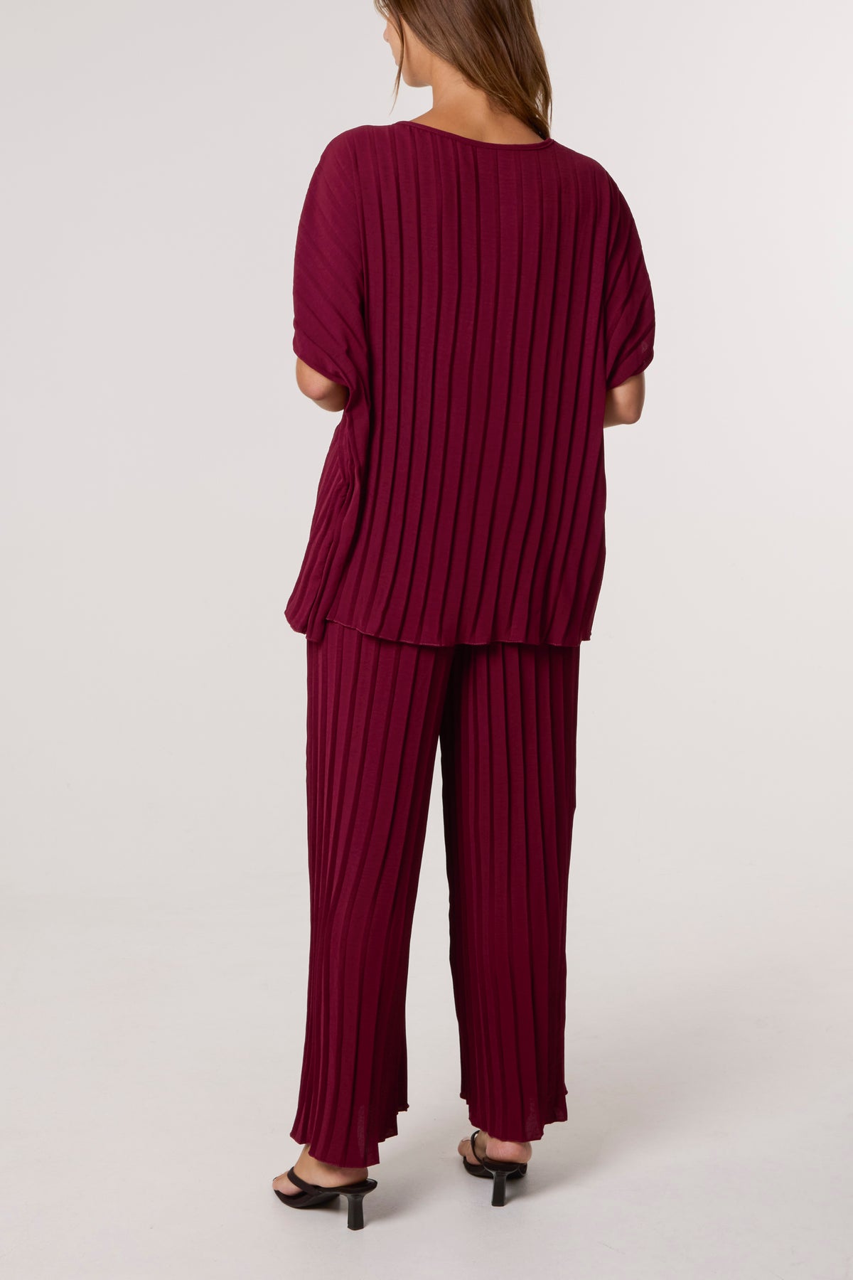 Pleated Blouse & Trouser Co-ord