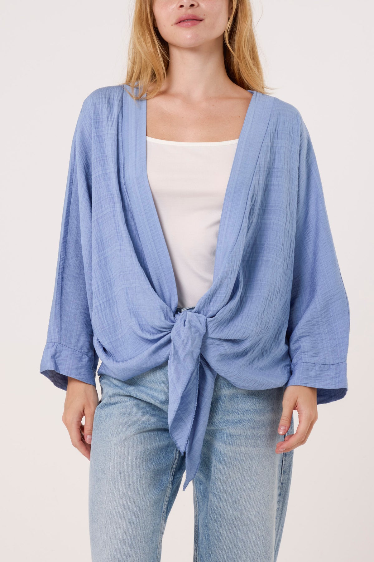 Tied Front Light Kimono