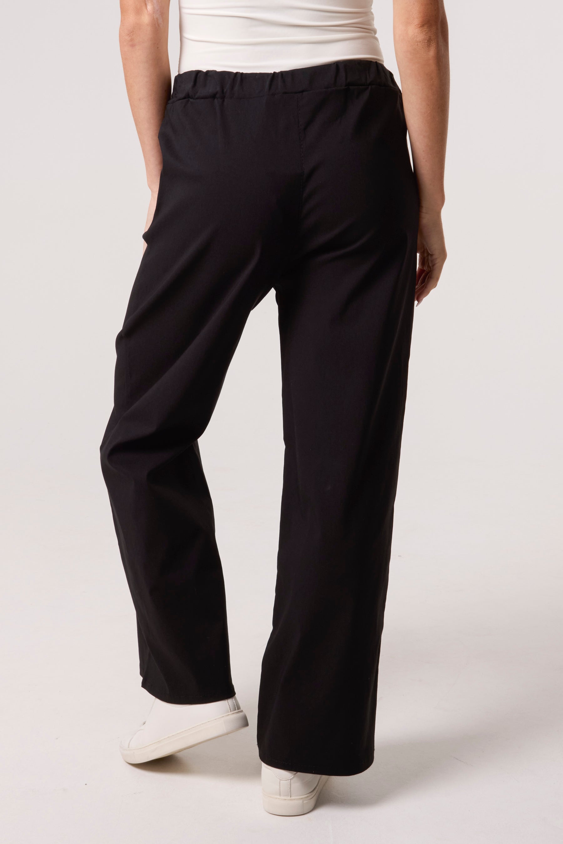 Magic Drawstring Wide Leg Trousers