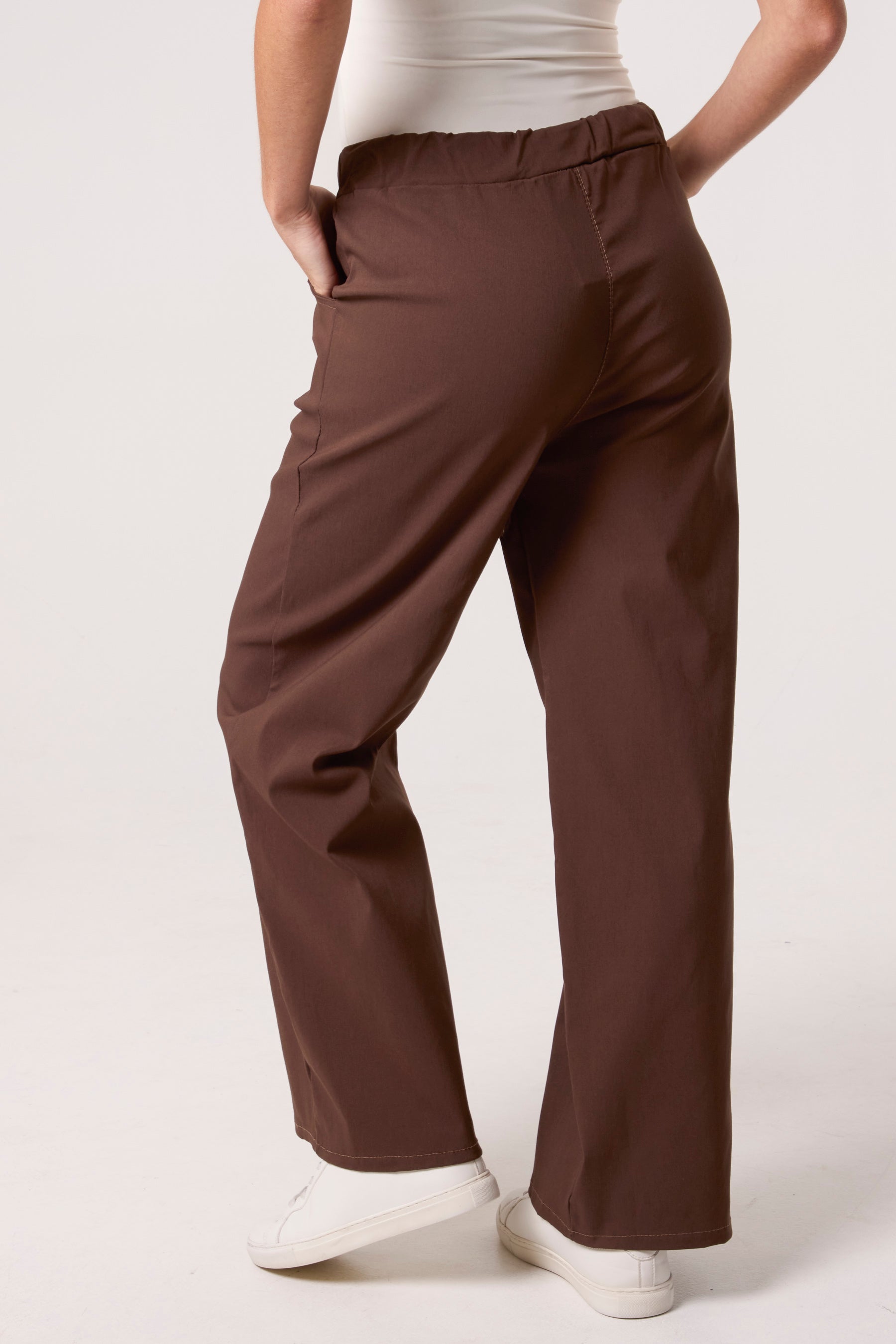 Magic Drawstring Wide Leg Trousers