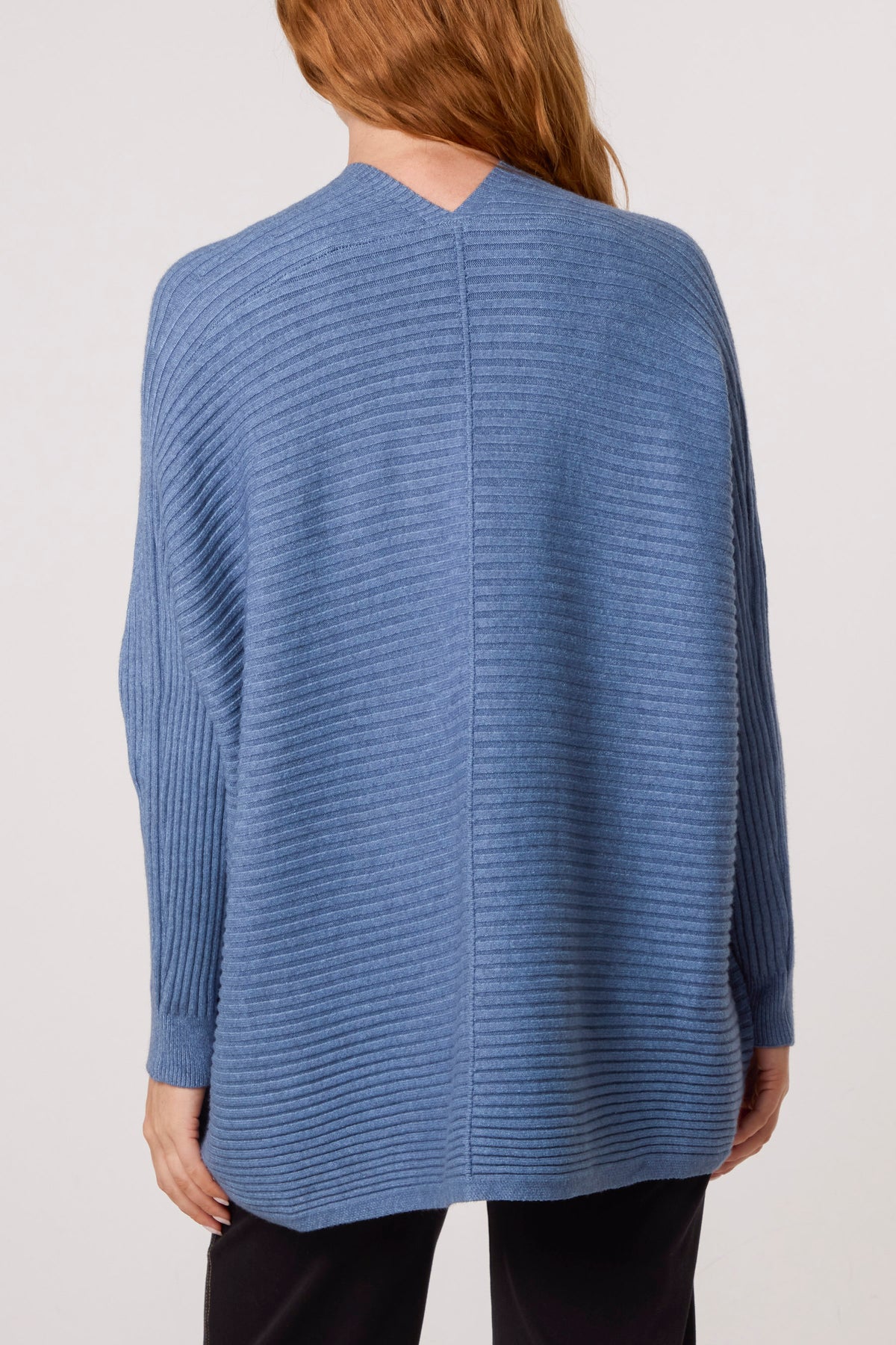 Ribbed Knit Star Buttons Cardigan