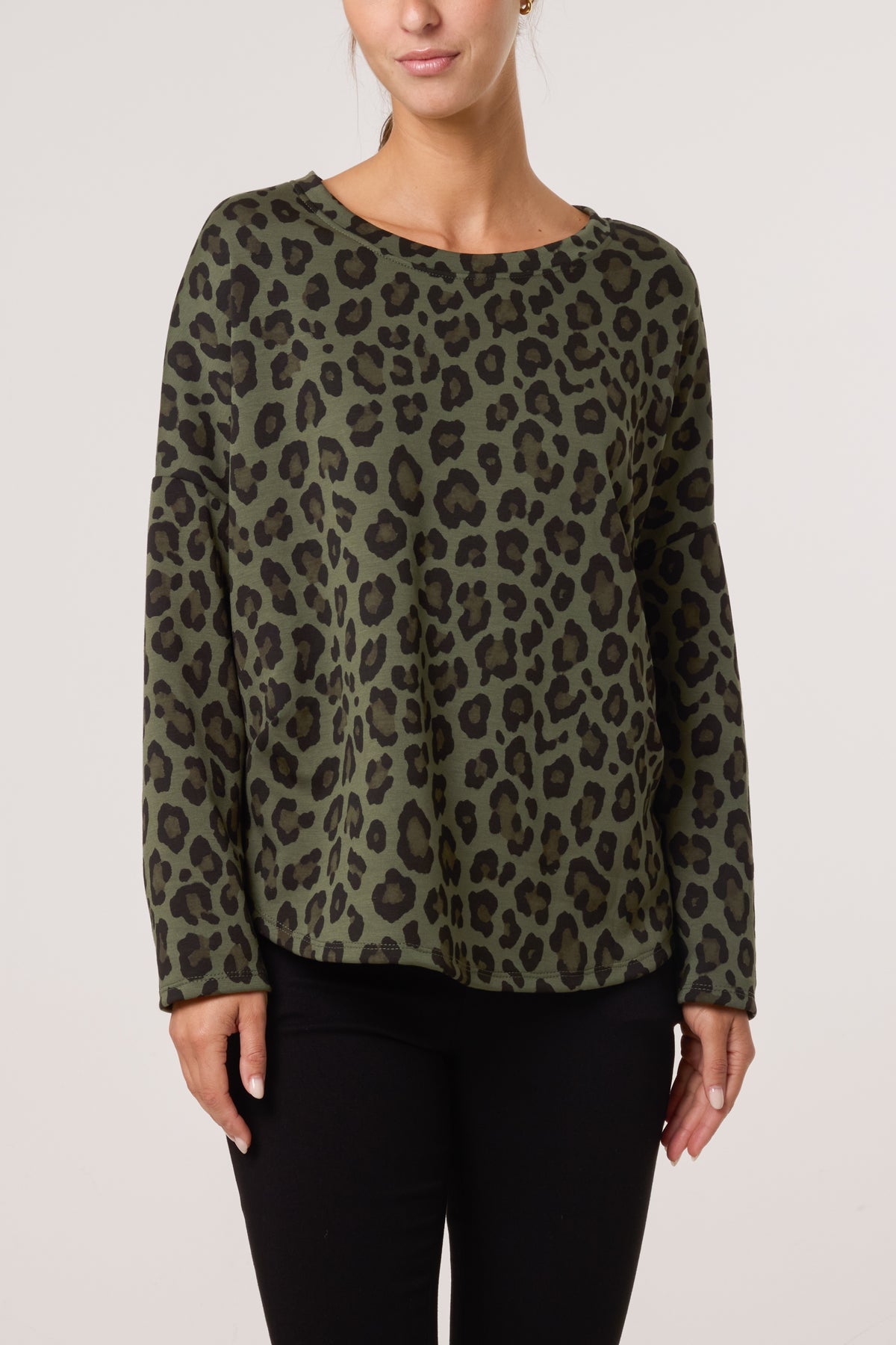 Leopard Print Sweatshirt