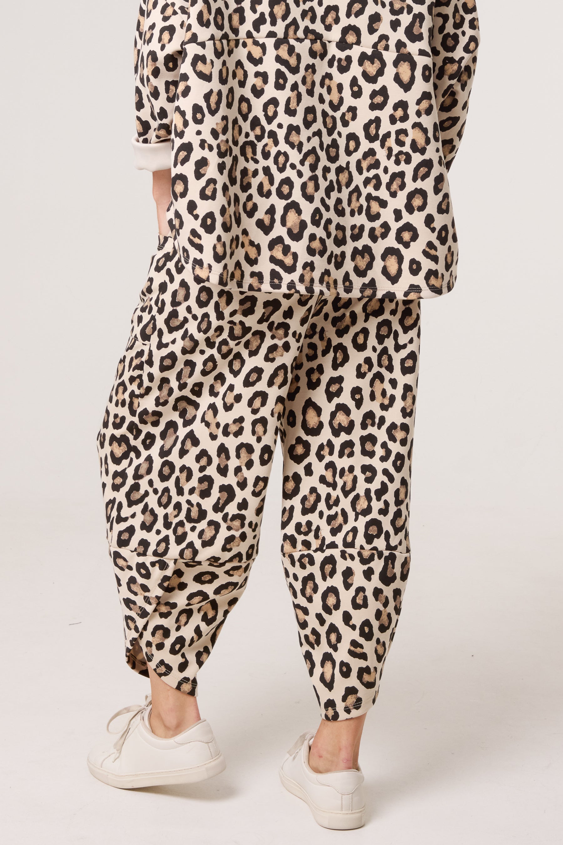 Leopard Print Tracksuit Bottoms