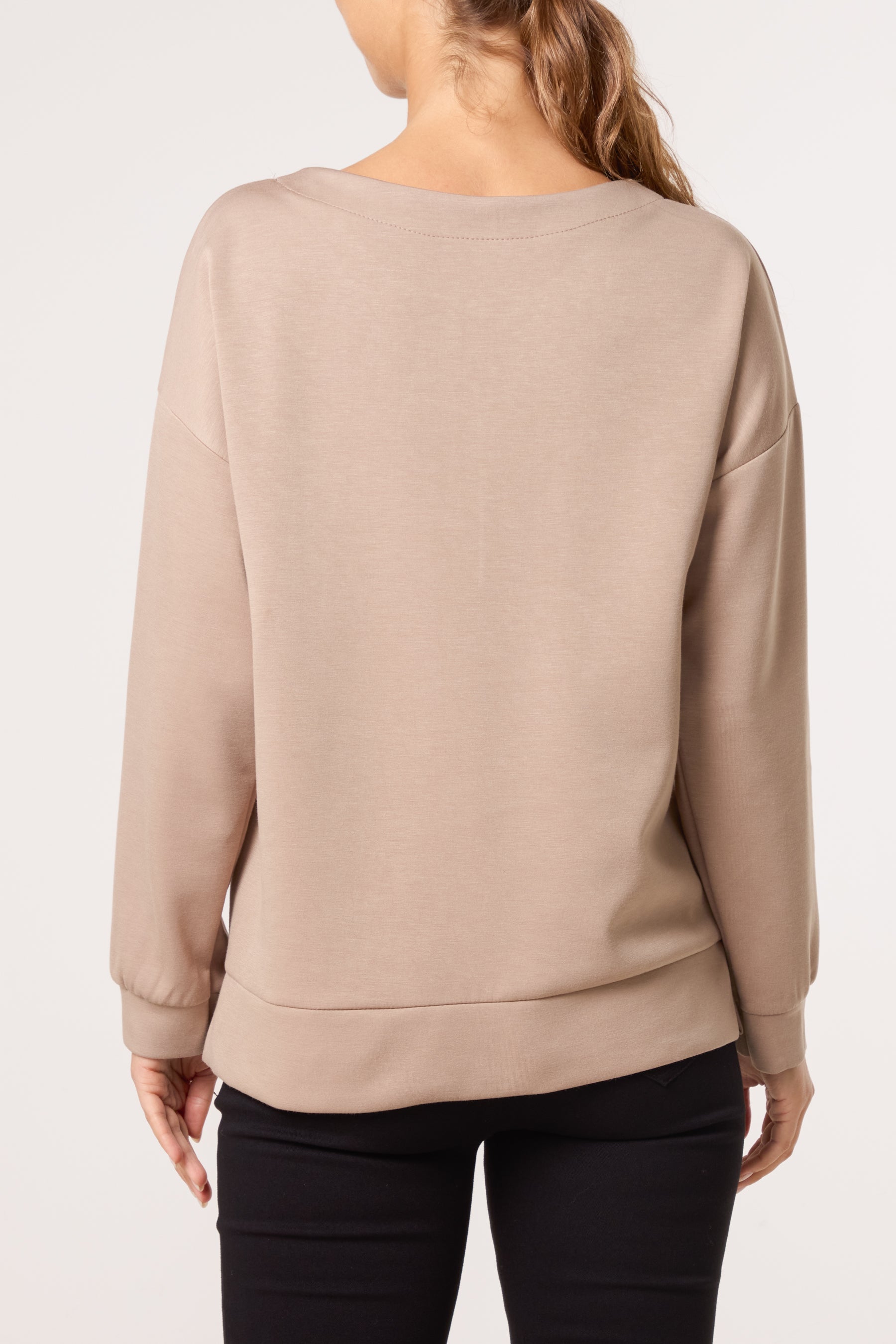 Round Neck Soft Touch Sweatshirt