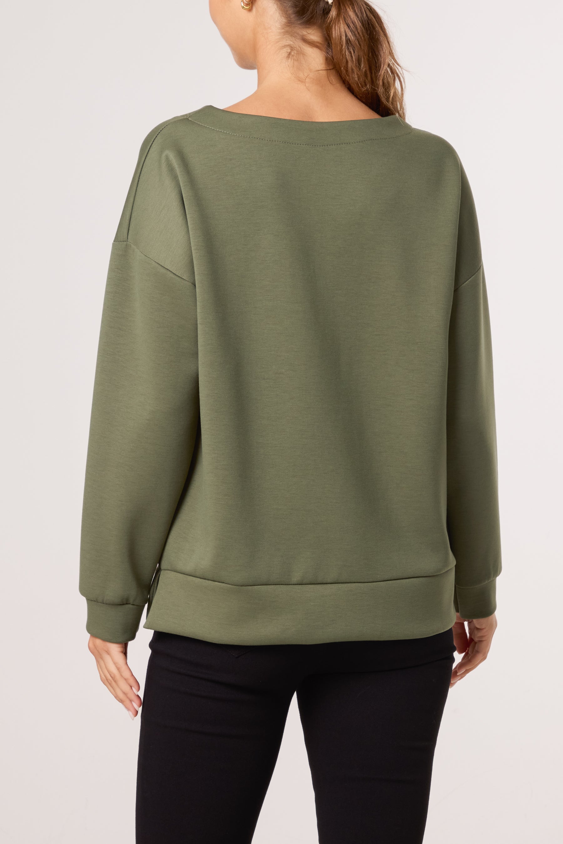 Round Neck Soft Touch Sweatshirt